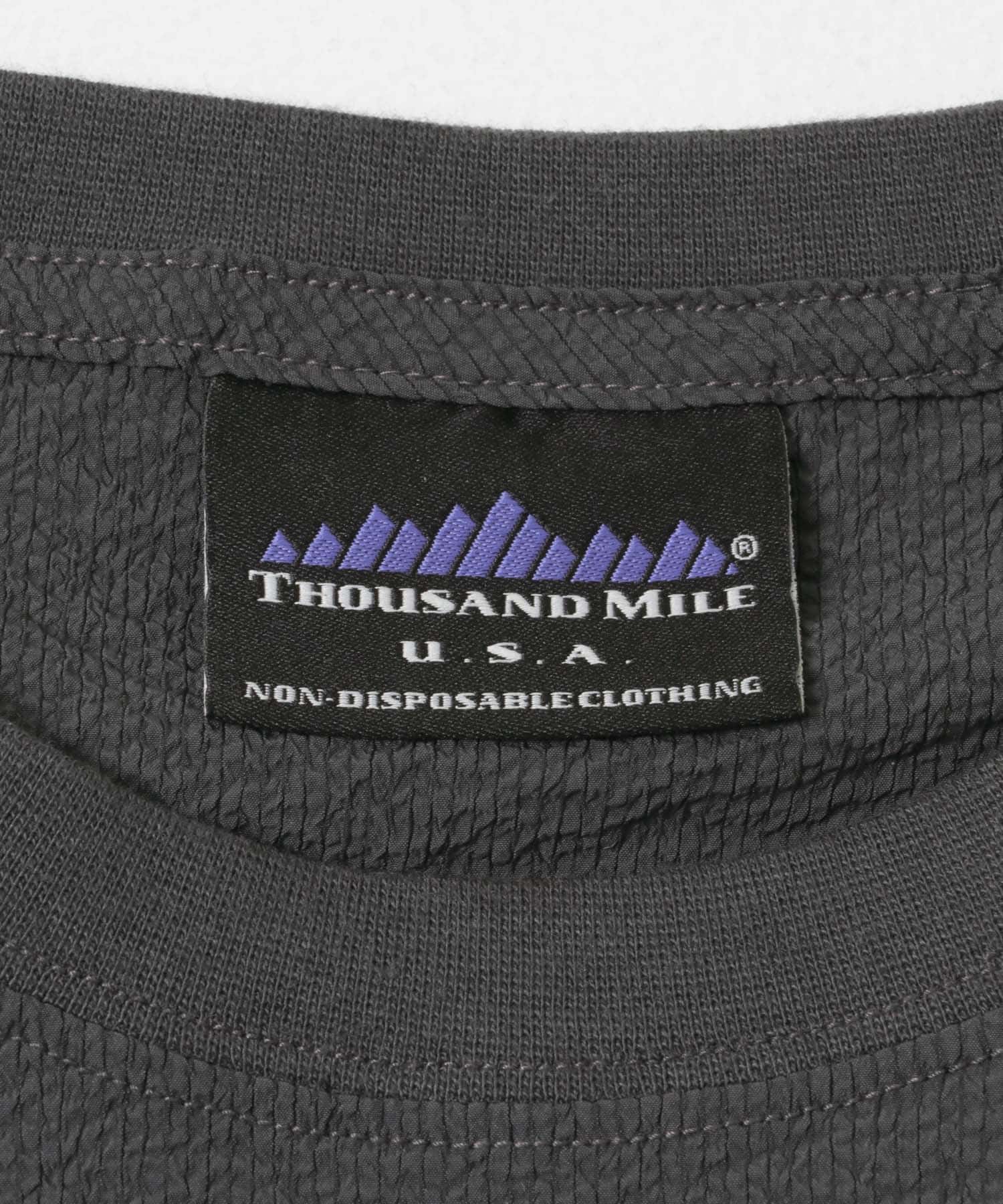 『別注』THOUSAND MILE×URBAN RESEARCH　　WASHER CODE T-SHIRTS CHARCOAL S