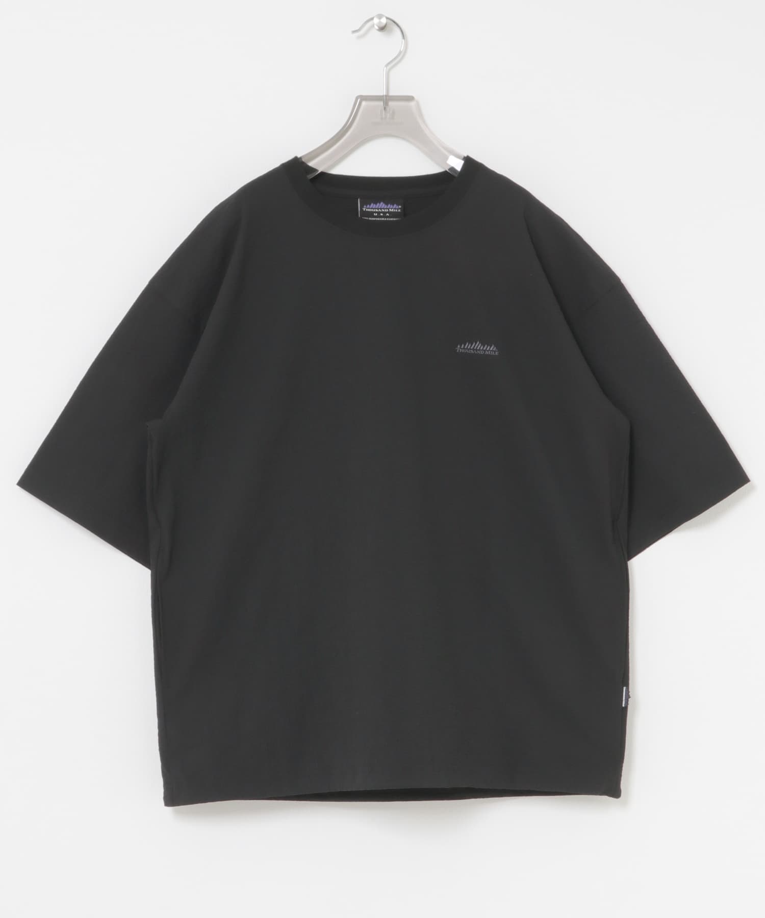 『別注』THOUSAND MILE×URBAN RESEARCH　　WASHER CODE T-SHIRTS BLACK S