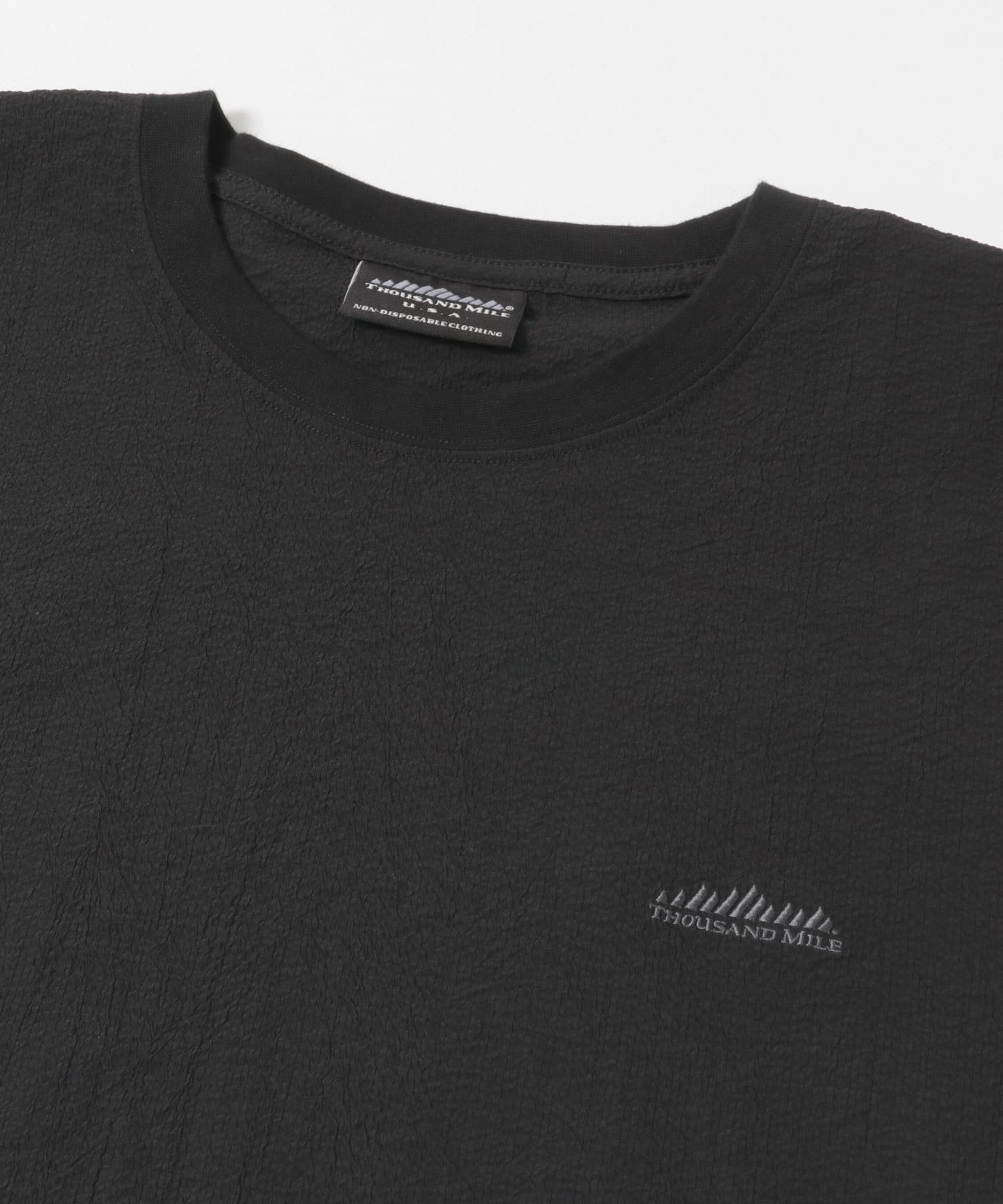 『別注』THOUSAND MILE×URBAN RESEARCH　　WASHER CODE T-SHIRTS BLACK S