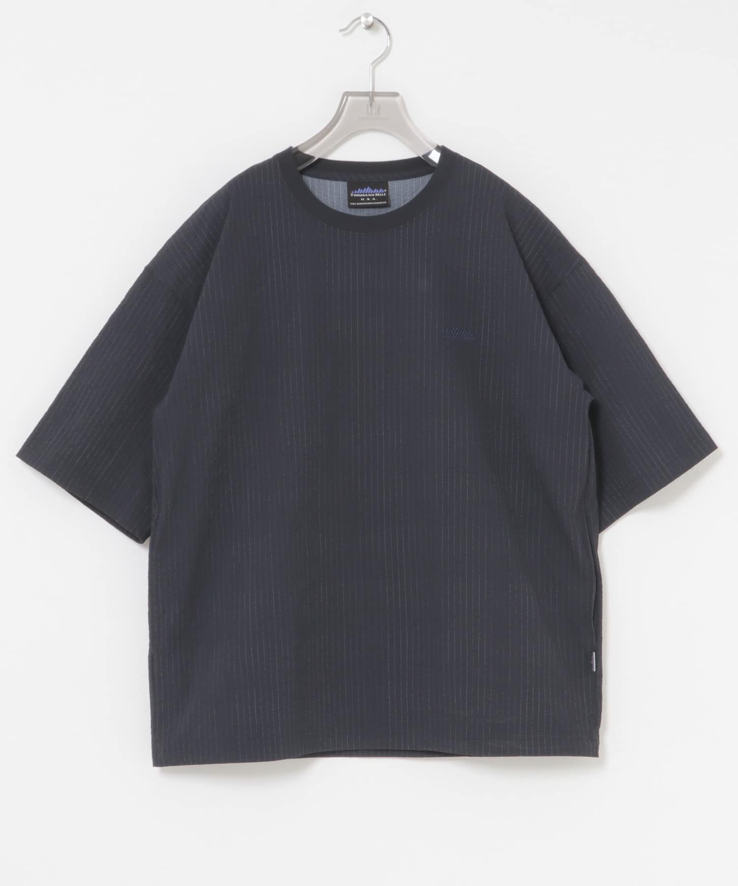 『別注』THOUSAND MILE×URBAN RESEARCH　　WASHER CODE T-SHIRTS NAVY ST S