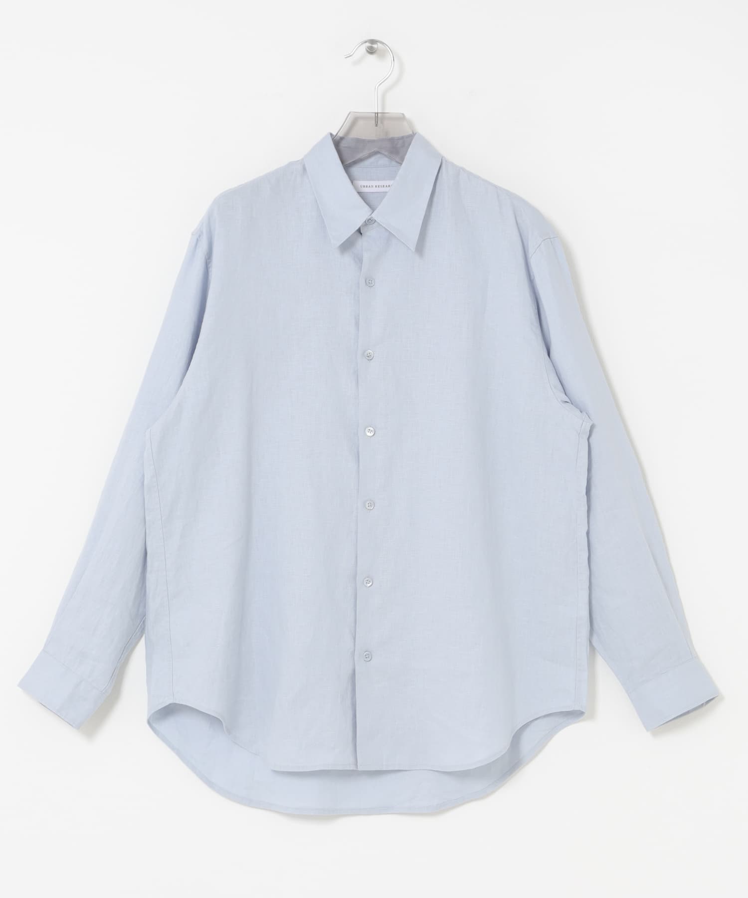 LINEN REGULAR SHIRTS SAX M