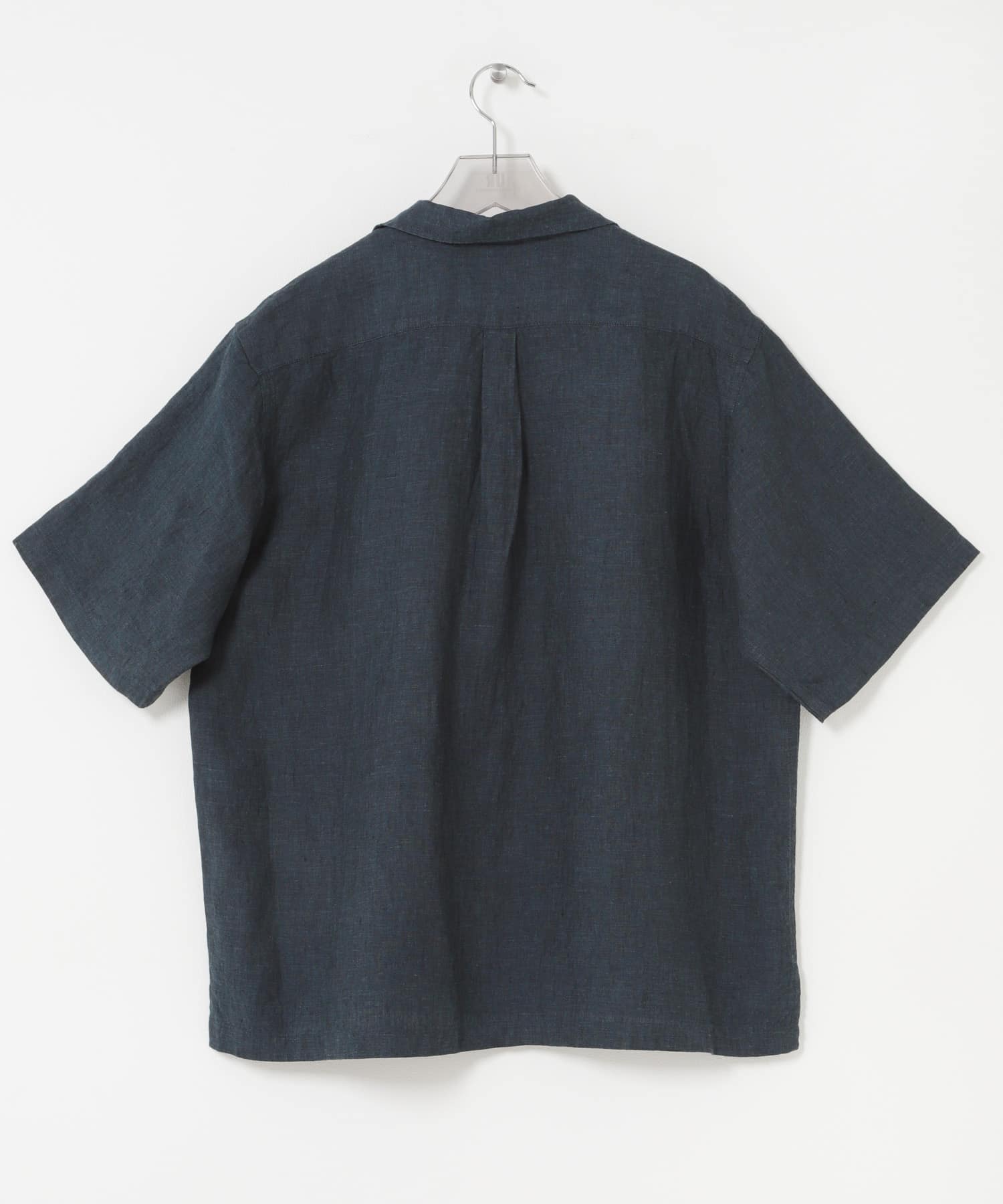 LINEN CHAMBRAY O/C SHIRTS NAVY M