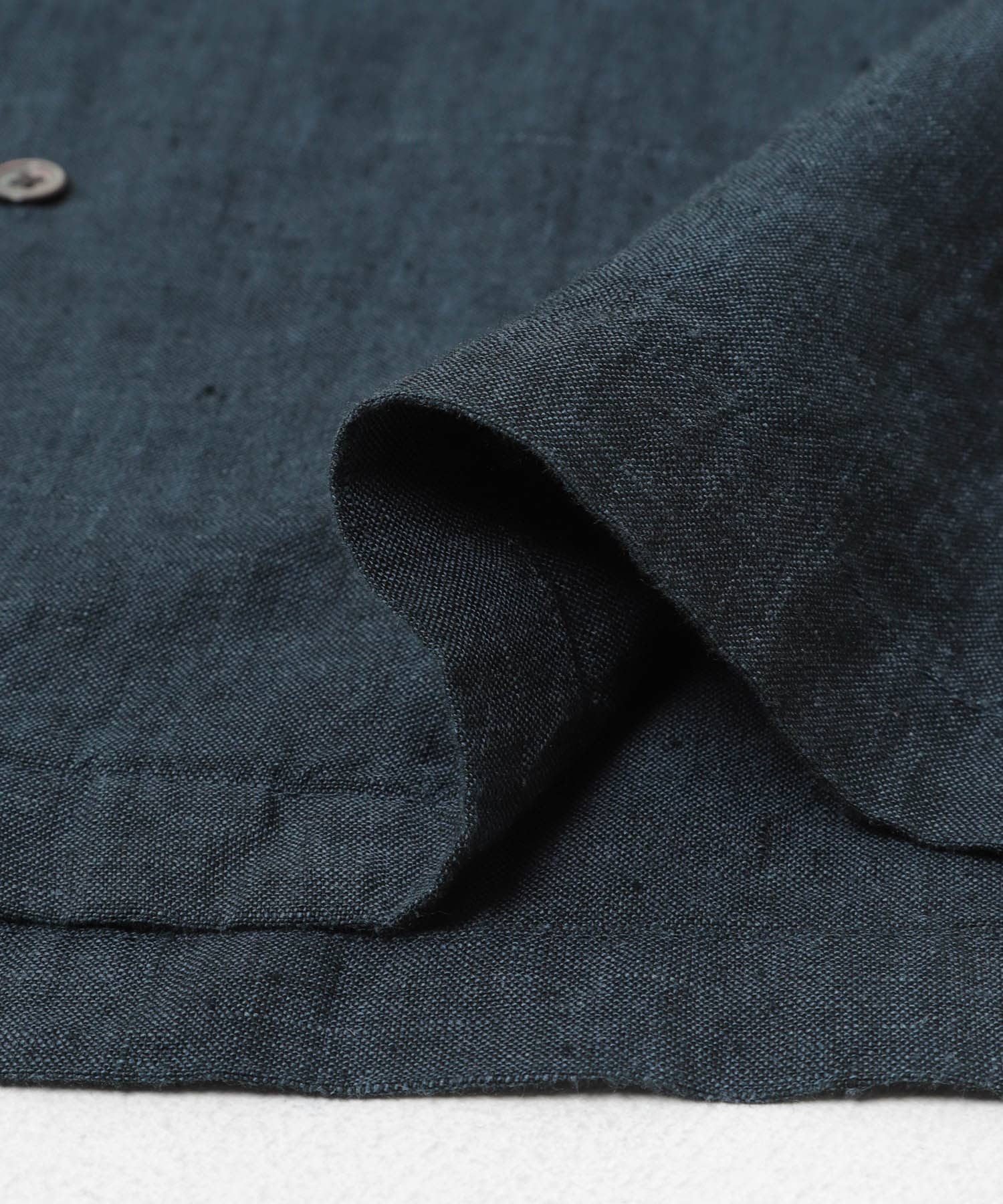 LINEN CHAMBRAY O/C SHIRTS NAVY M