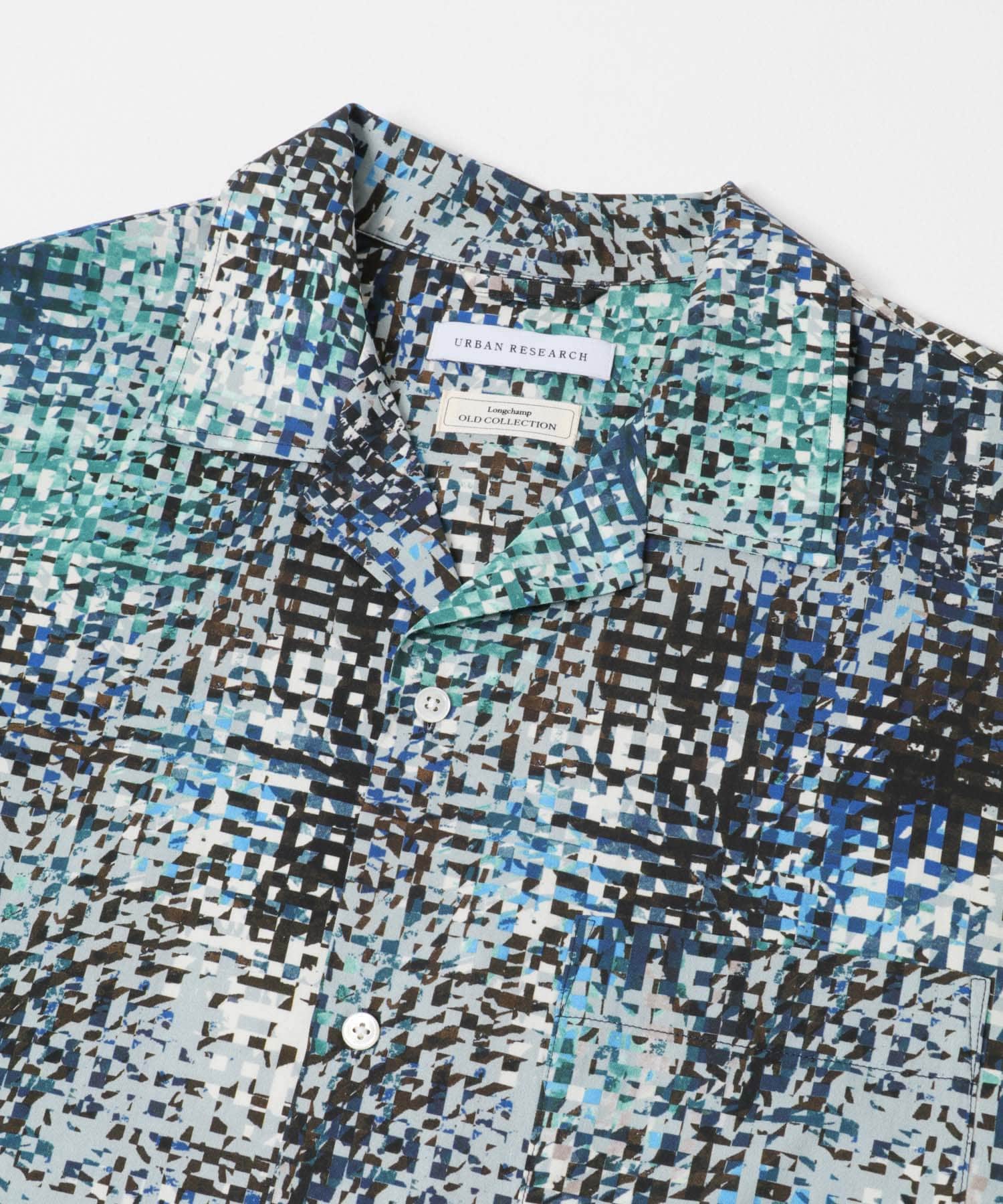 LONGCHAMP OPEN COLLAR SHIRTS LT BLUE M