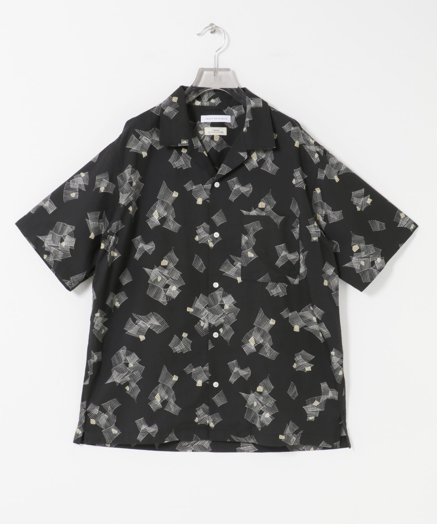 LONGCHAMP OPEN COLLAR SHIRTS BLACK M