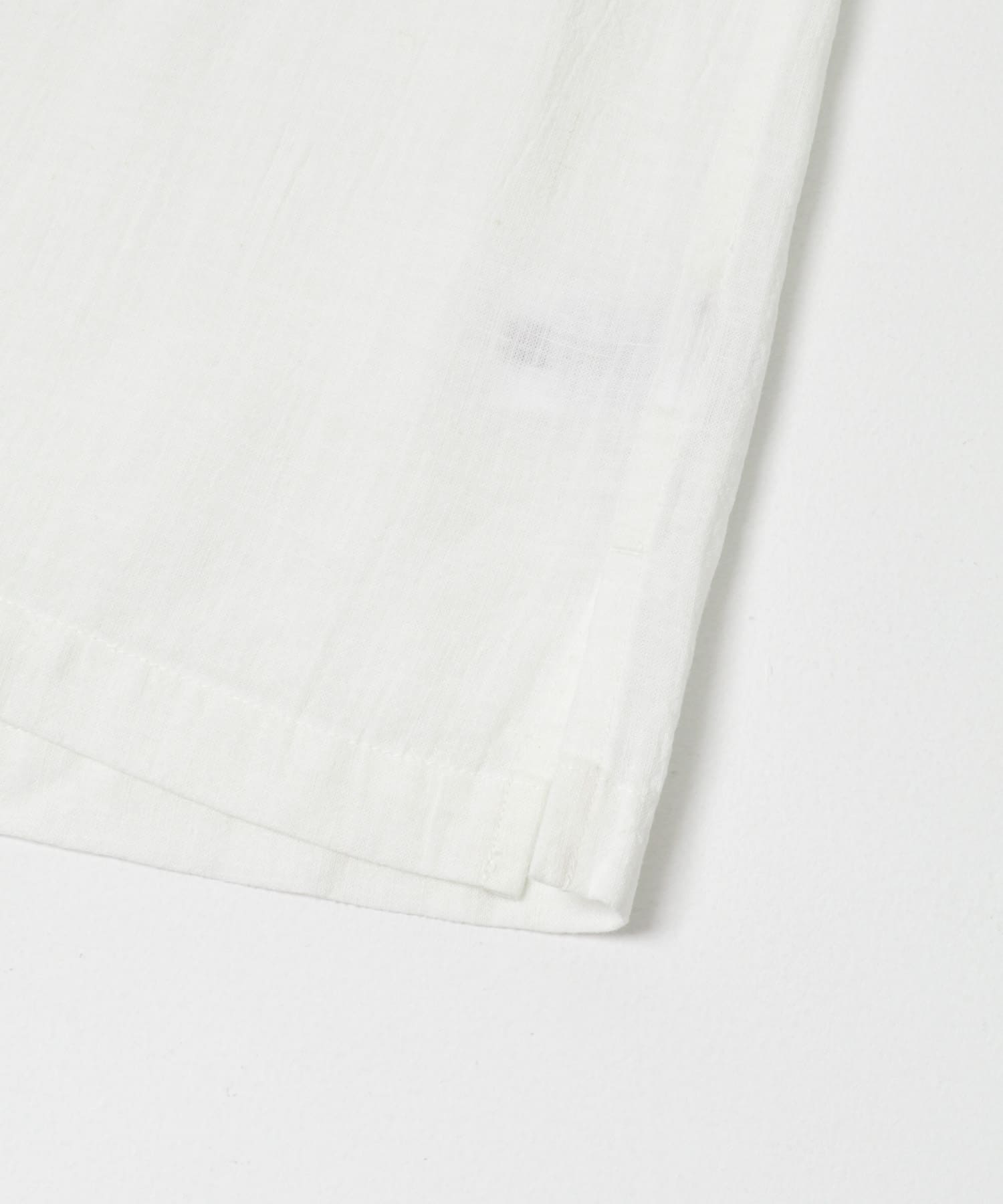 SANDWASH LINEN OPEN SHIRTS WHITE M