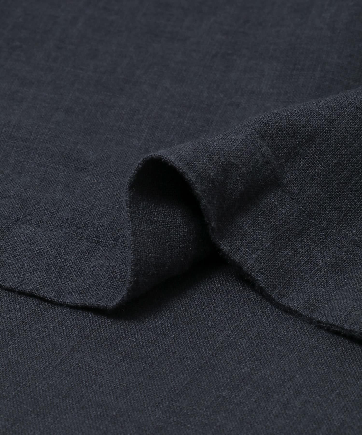 SANDWASH LINEN OPEN SHIRTS NAVY M