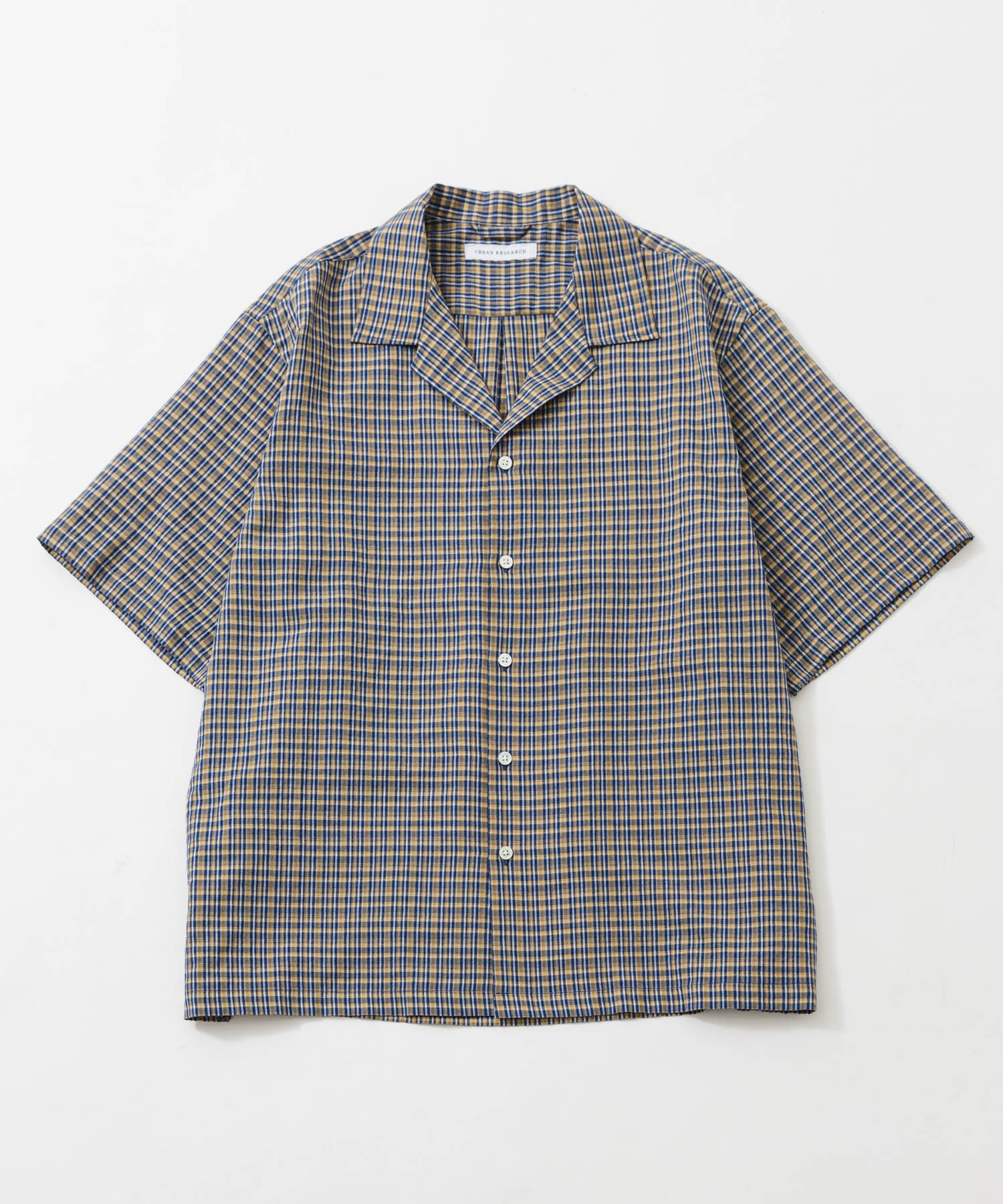 MINI PLAID SHIRTS BLUE M