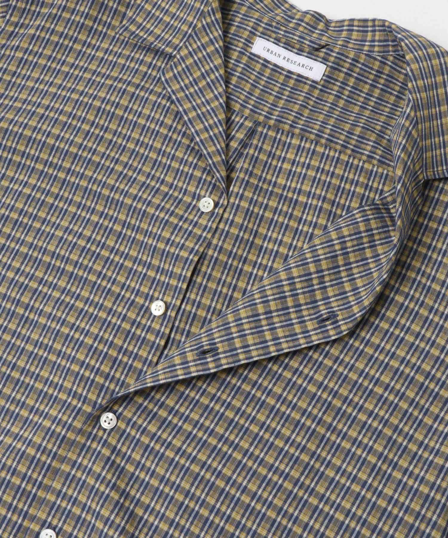 MINI PLAID SHIRTS BLUE M