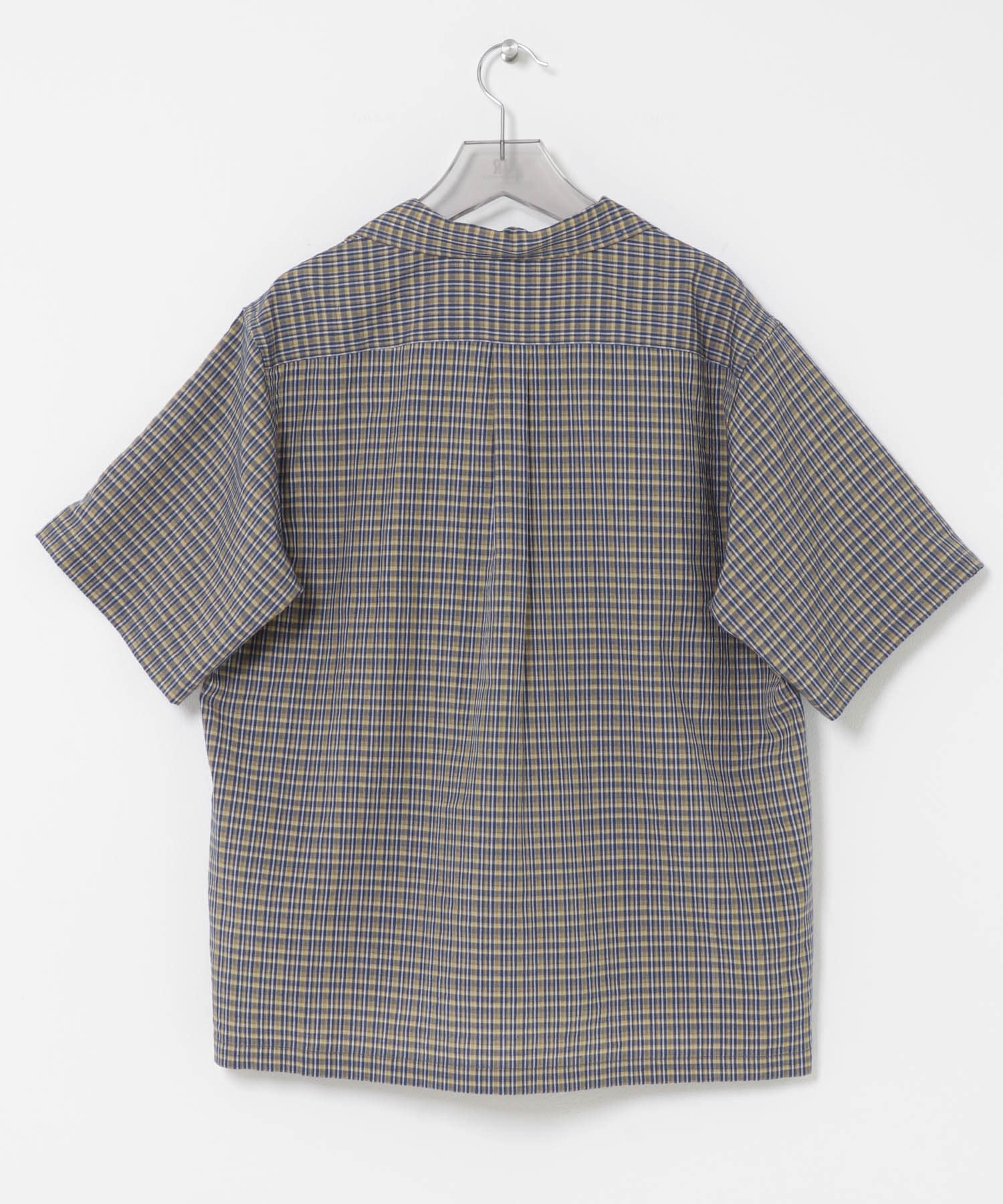 MINI PLAID SHIRTS BLUE M