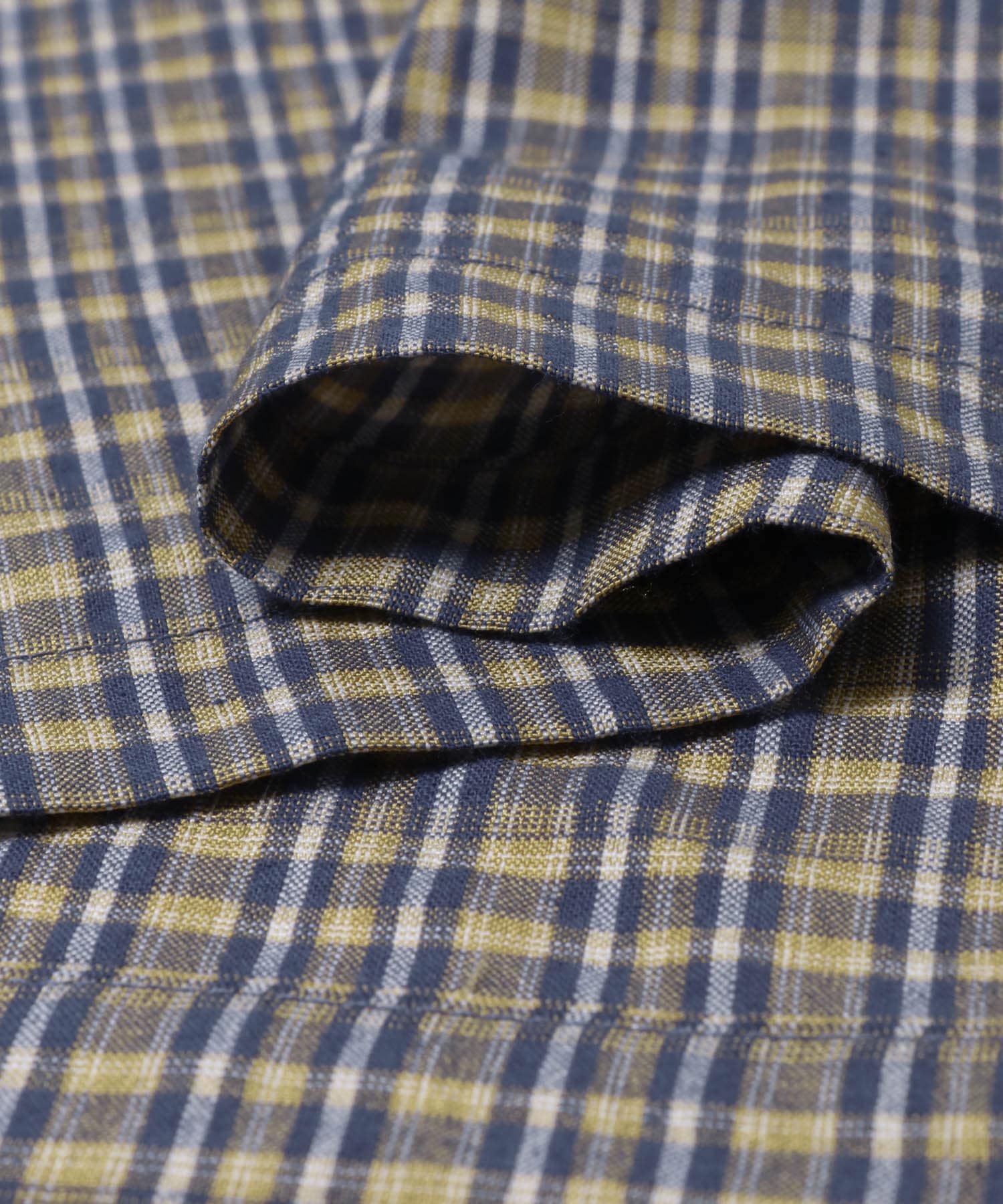 MINI PLAID SHIRTS BLUE M