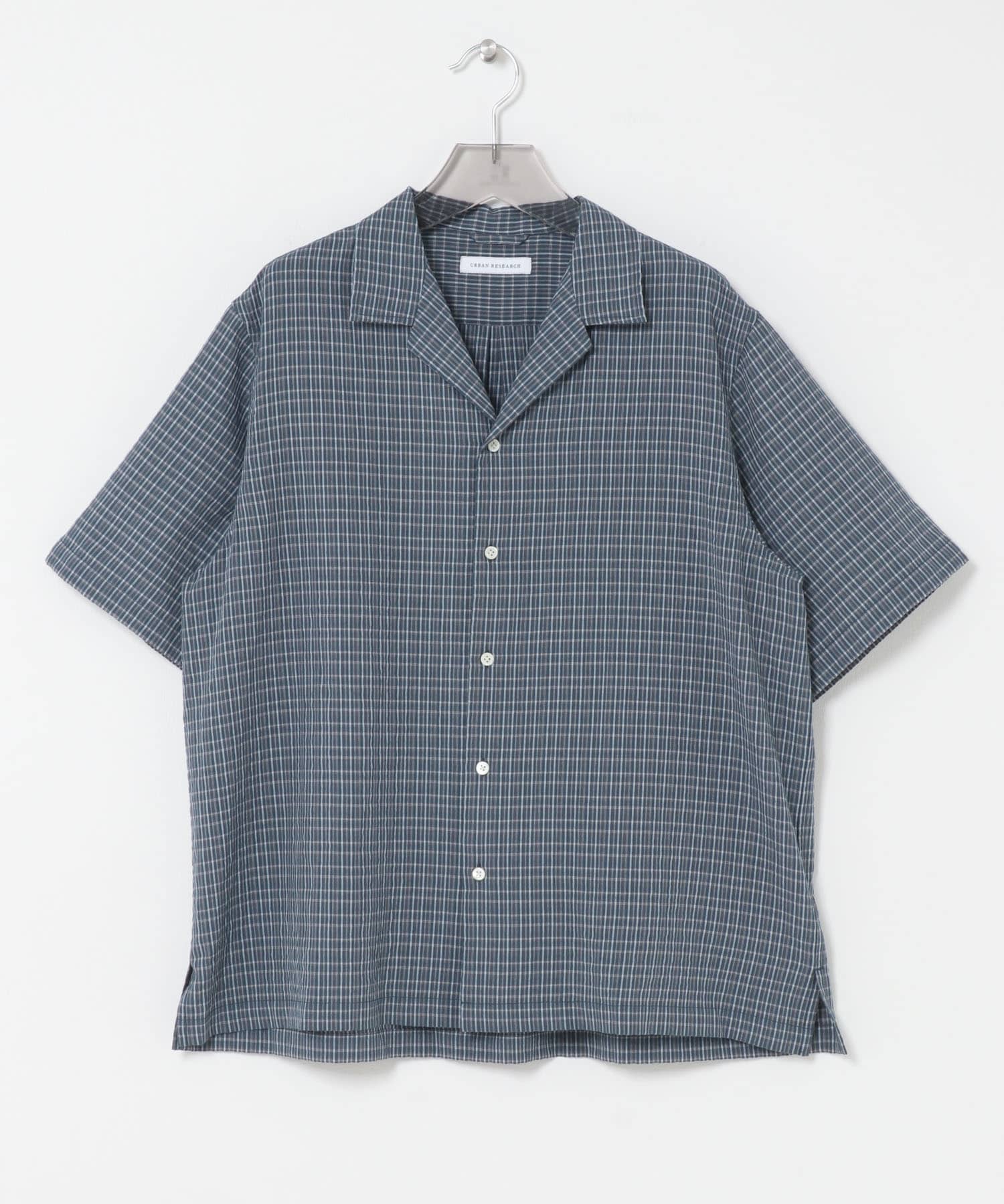 MINI PLAID SHIRTS NAVY M