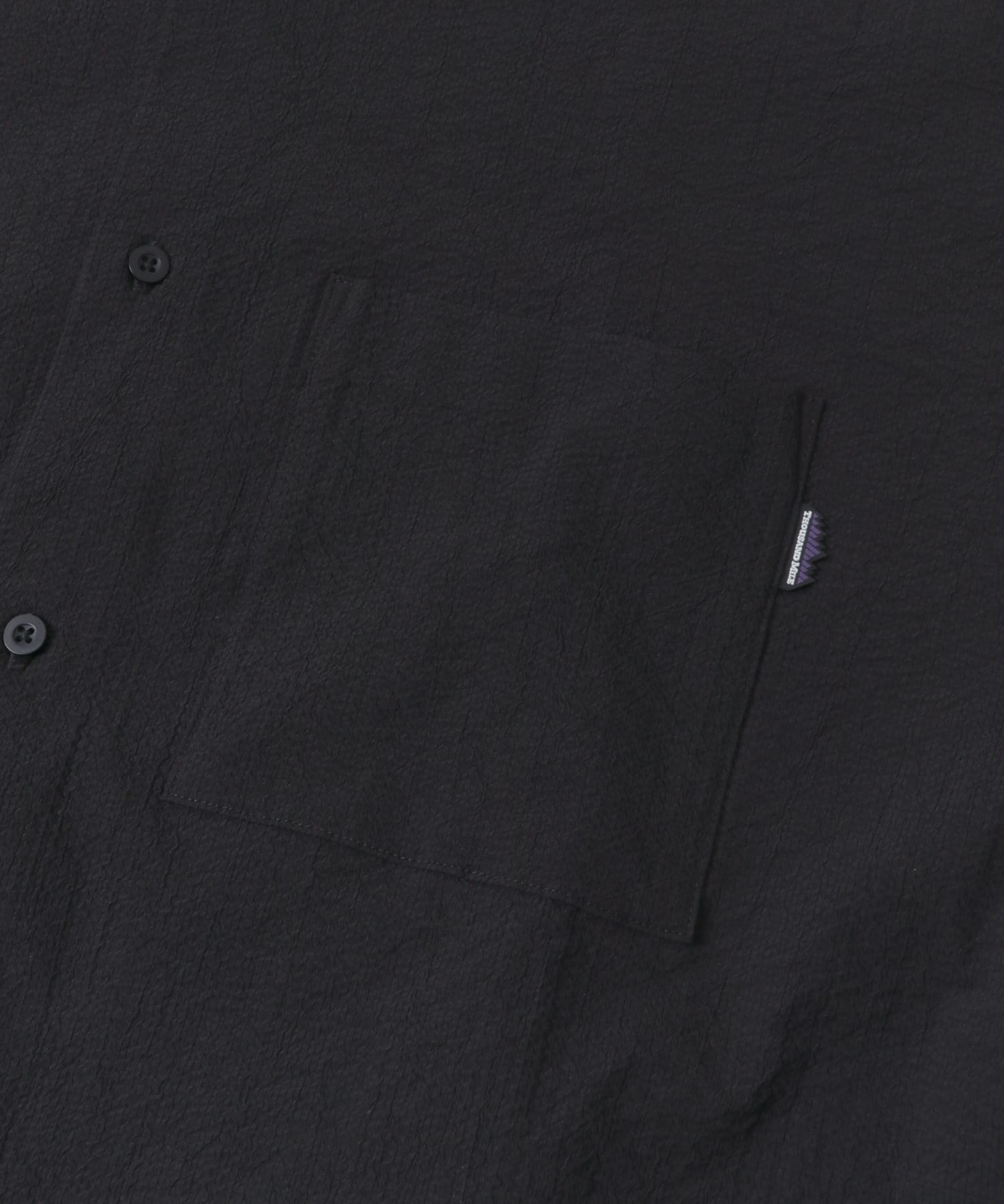 『吸水速乾/UVカット』『別注』THOUSAND MILE×URBAN RESEARCH　WASHER CODE SHIRTS BLACK S