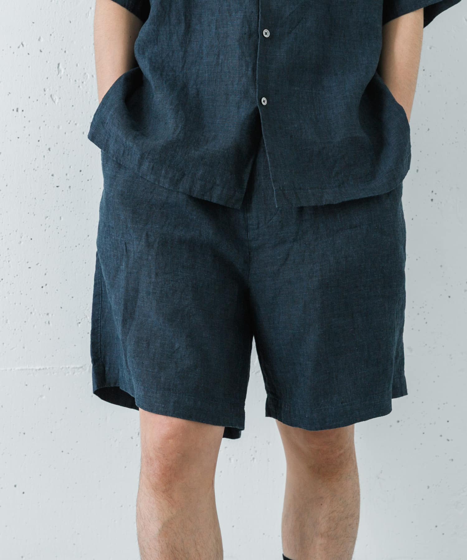 LINEN CHAMBRAY SHORTS