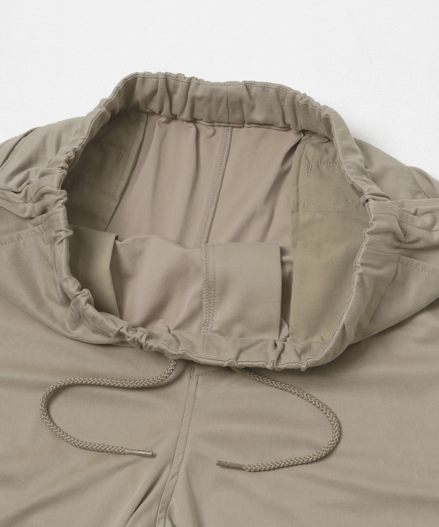 WASHABLE CUPRO OVER PANTS TAUPE M