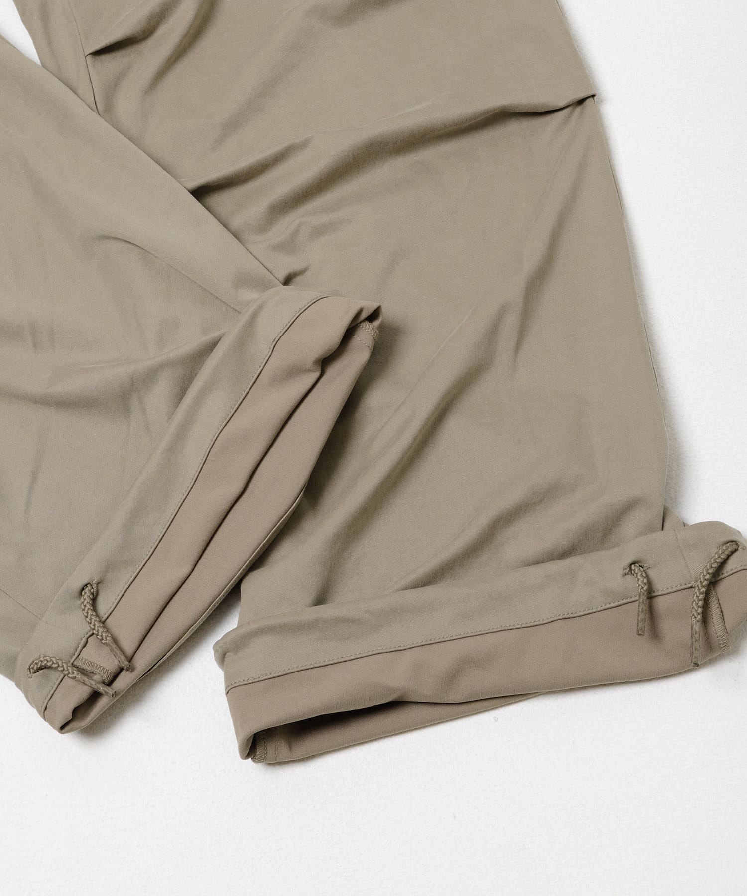 WASHABLE CUPRO OVER PANTS TAUPE M
