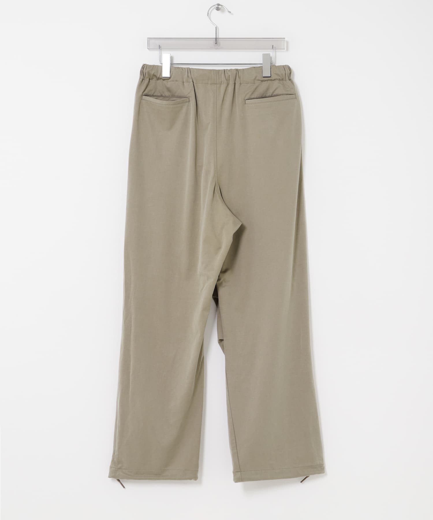 WASHABLE CUPRO OVER PANTS TAUPE M
