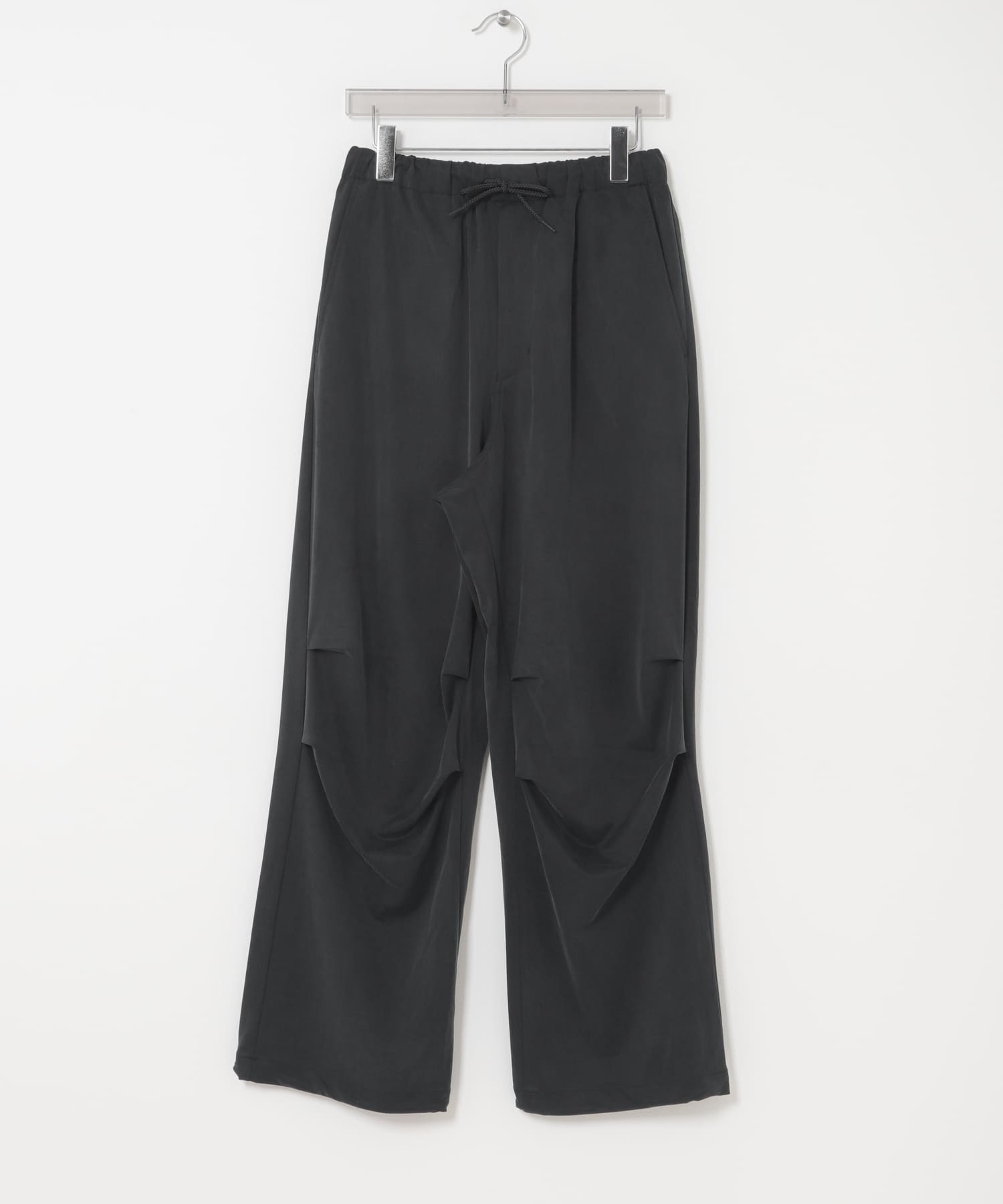 WASHABLE CUPRO OVER PANTS BLACK M