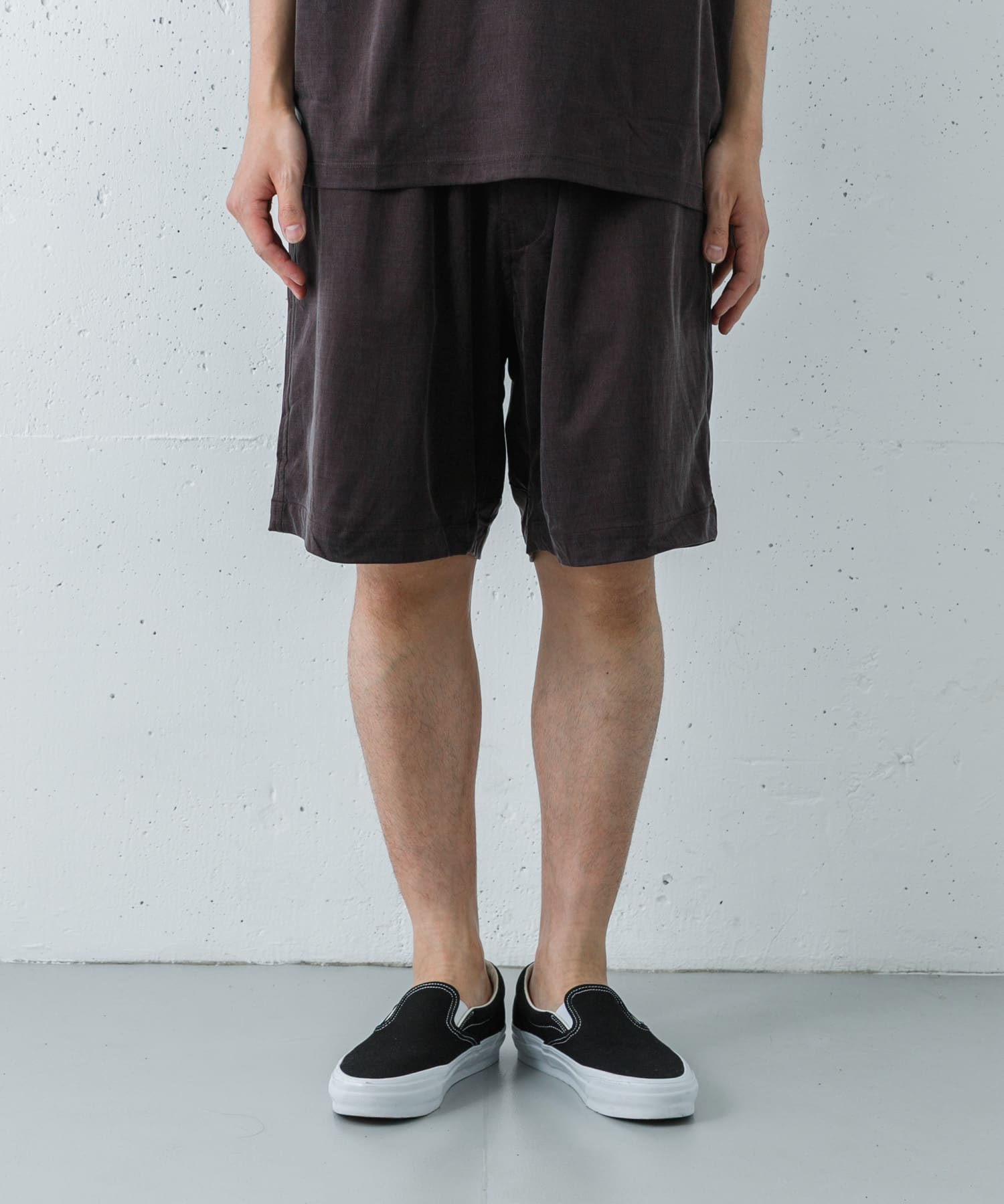 『洗濯可』WASHABLE CUPRO SHORTS