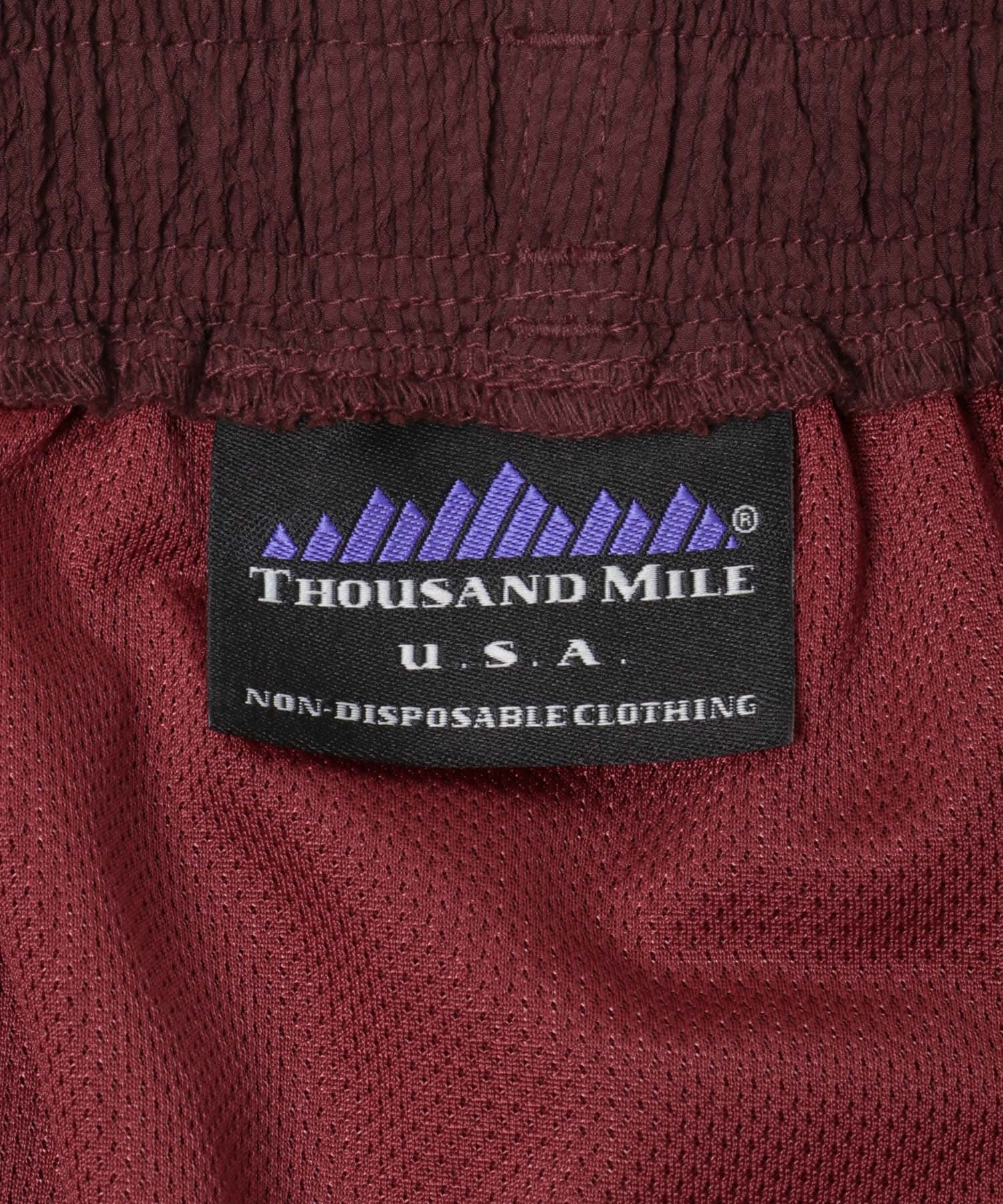 『別注』THOUSAND MILE×URBAN RESEARCH　SWIM SHORTS BURGUNDY L