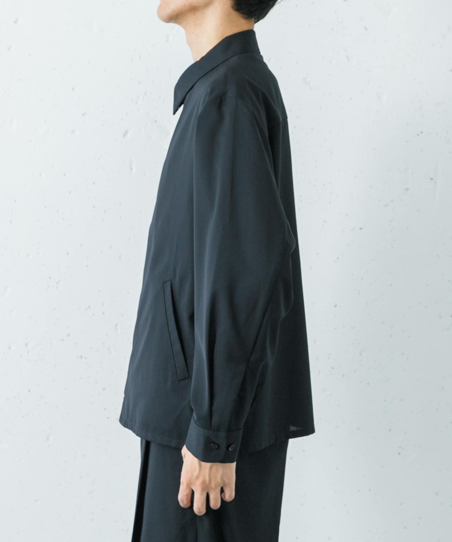 洗濯可/防シワ/接触冷感』WASHABLE WOOL SPORTS JACKET(M NAVY