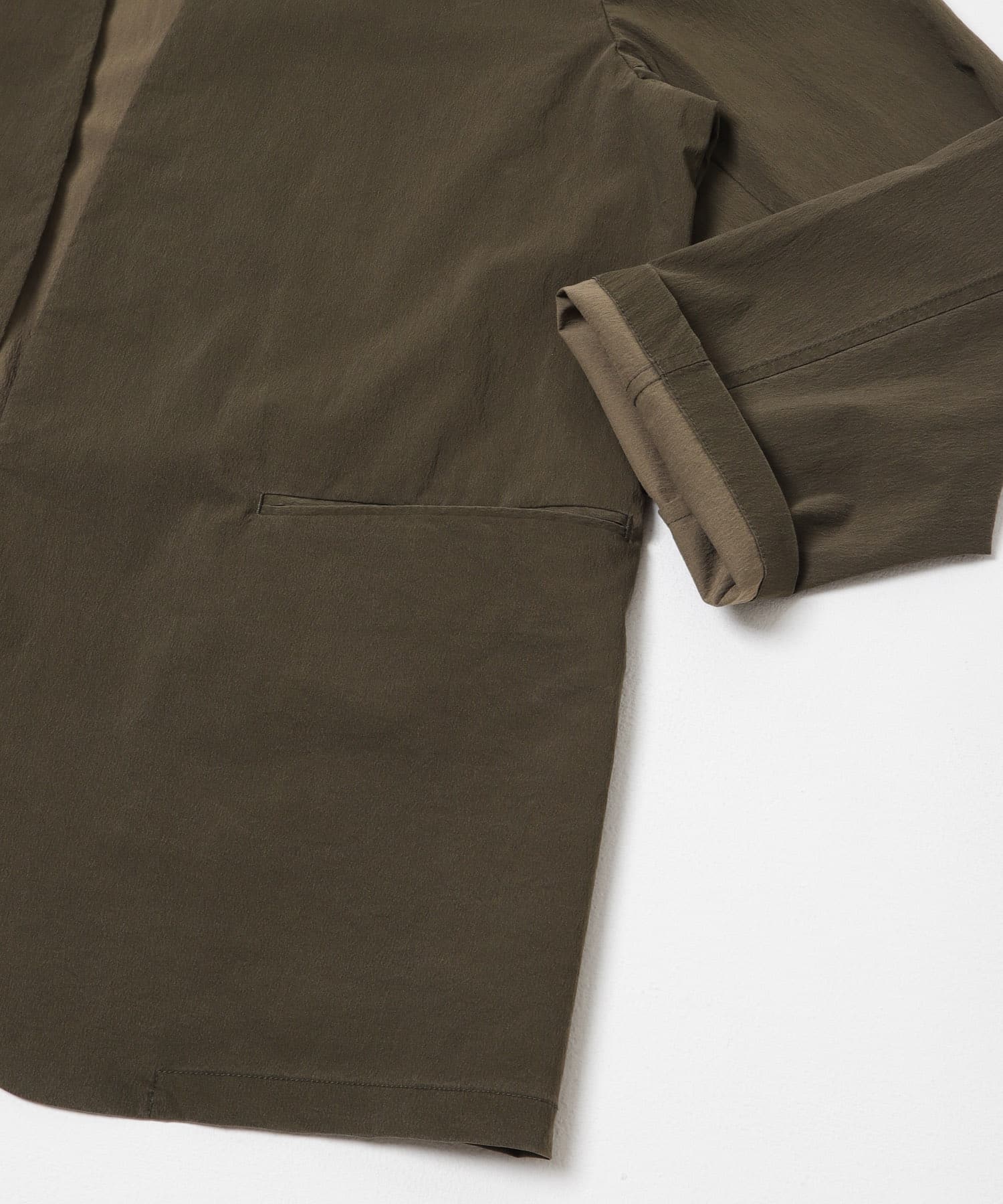 DUSTER NYLON JACKET KHAKI M