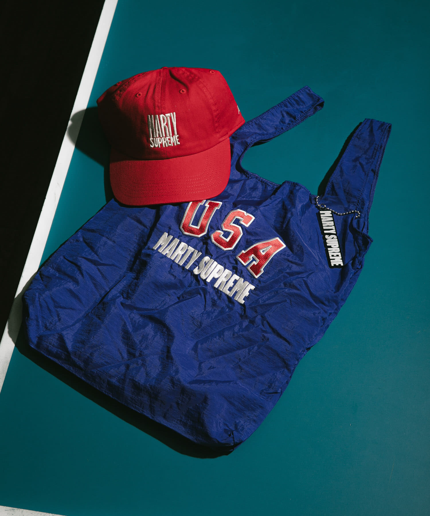 URBAN RESEARCH×MARTY SUPREME×A24 US LOGO NYLON BAG(Free BLUE
