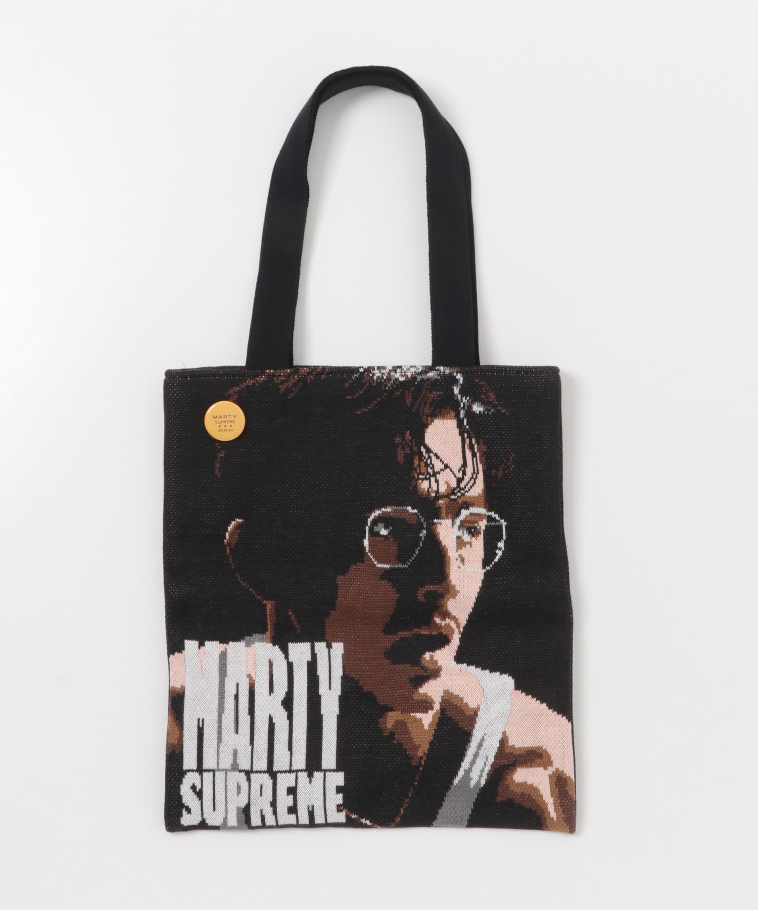 URBAN RESEARCH×MARTY SUPREME×A24　MARTY KNIT BAG BLACK Free