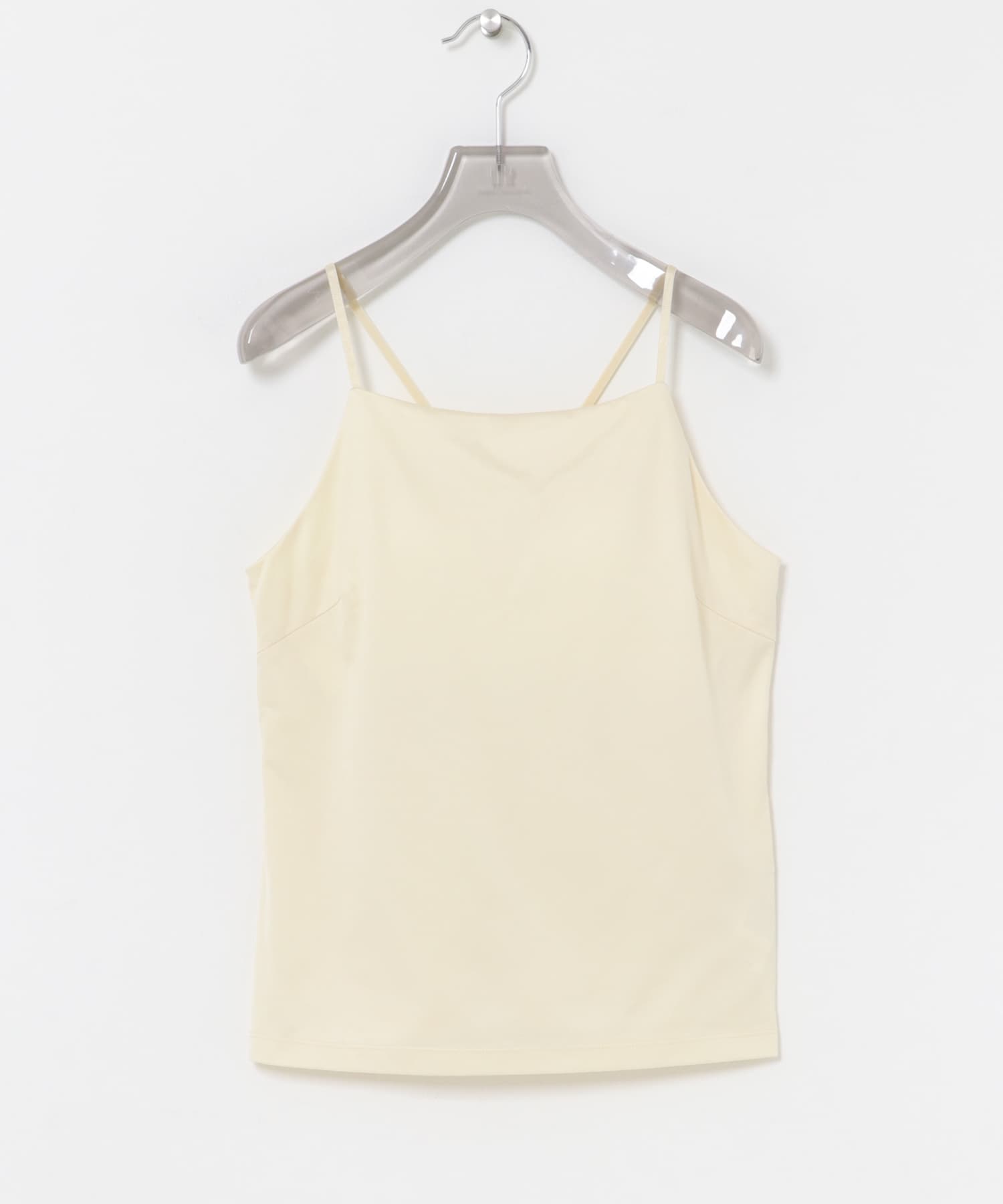 キュプラサテンカップ付きキャミソール IVORY Free