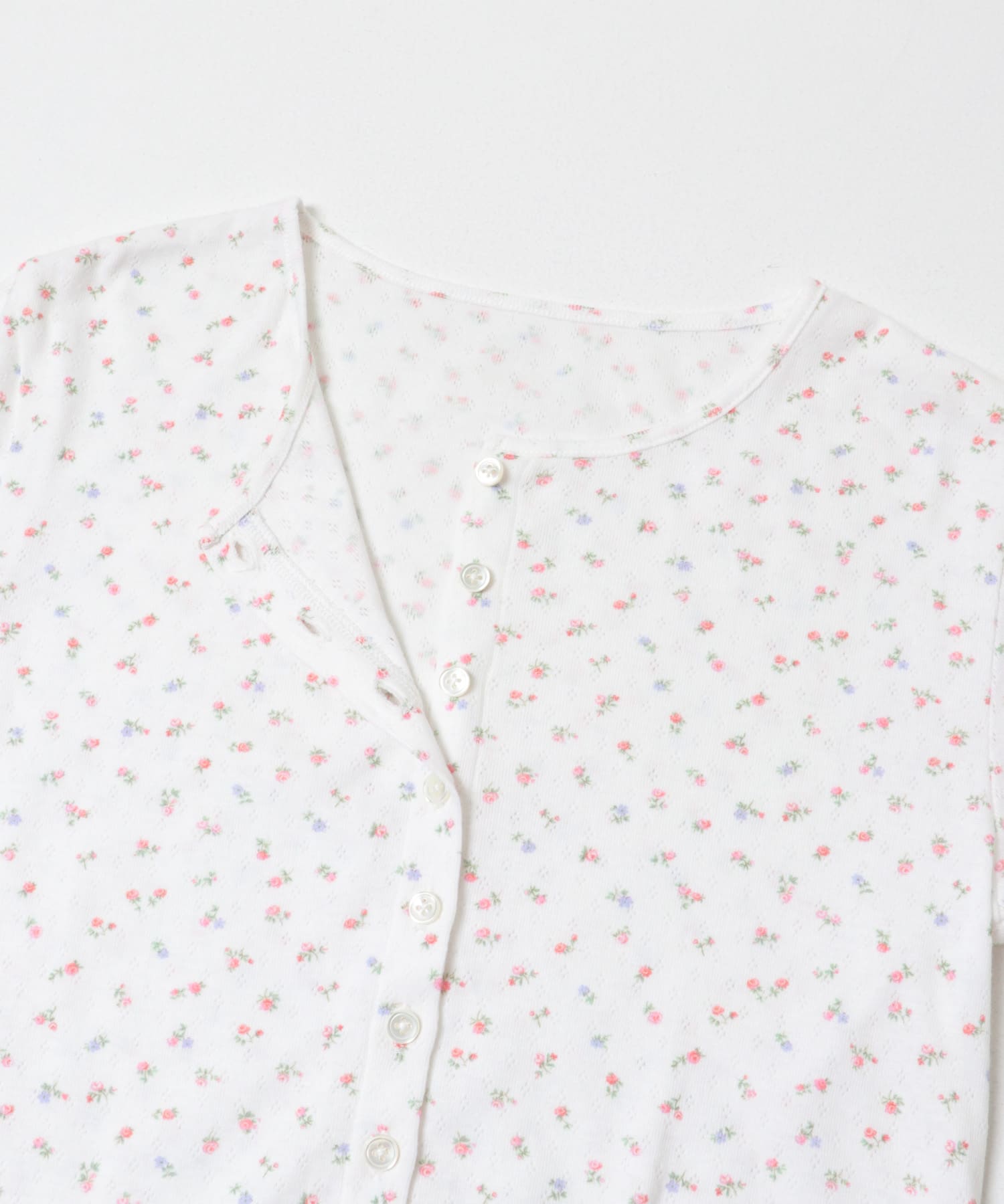 『WEB限定』キャミセットフラワーアイレットレースカーディガン PINK Free