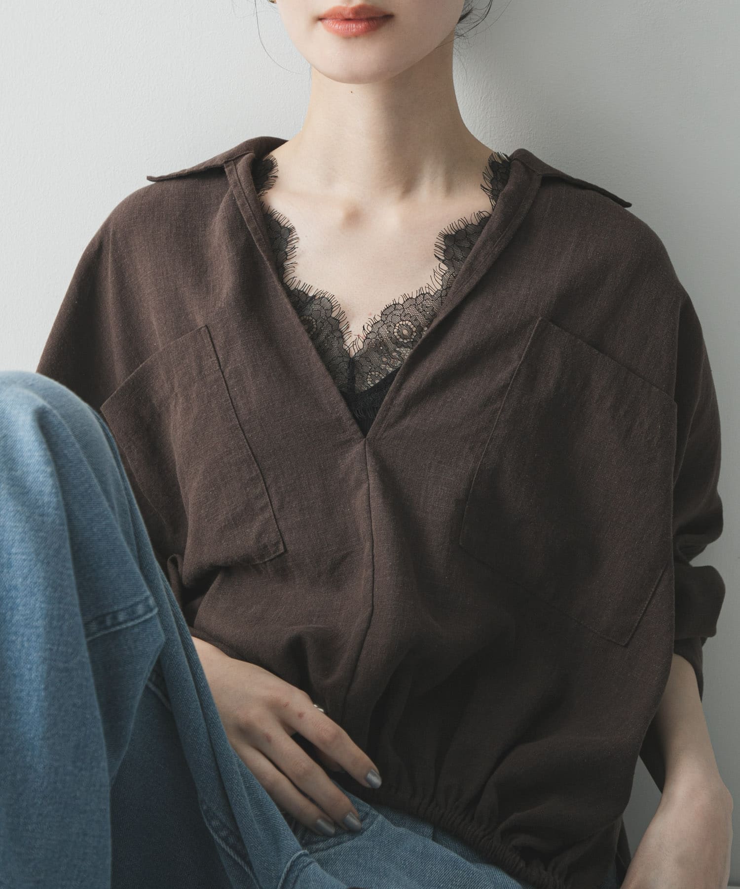 身長：166cm サイズ：Free