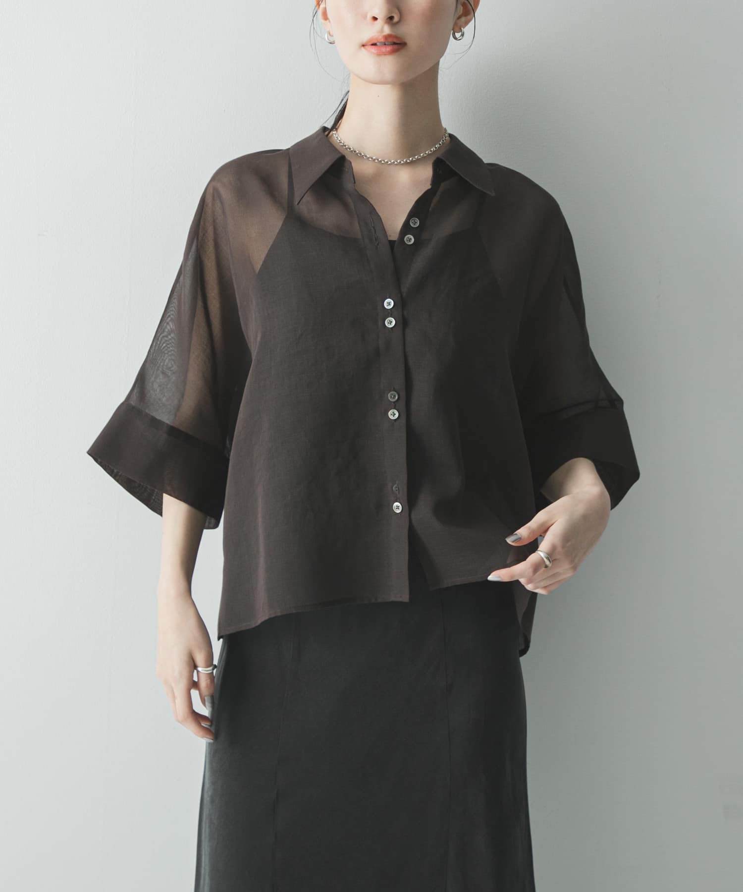 身長：166cm サイズ：Free