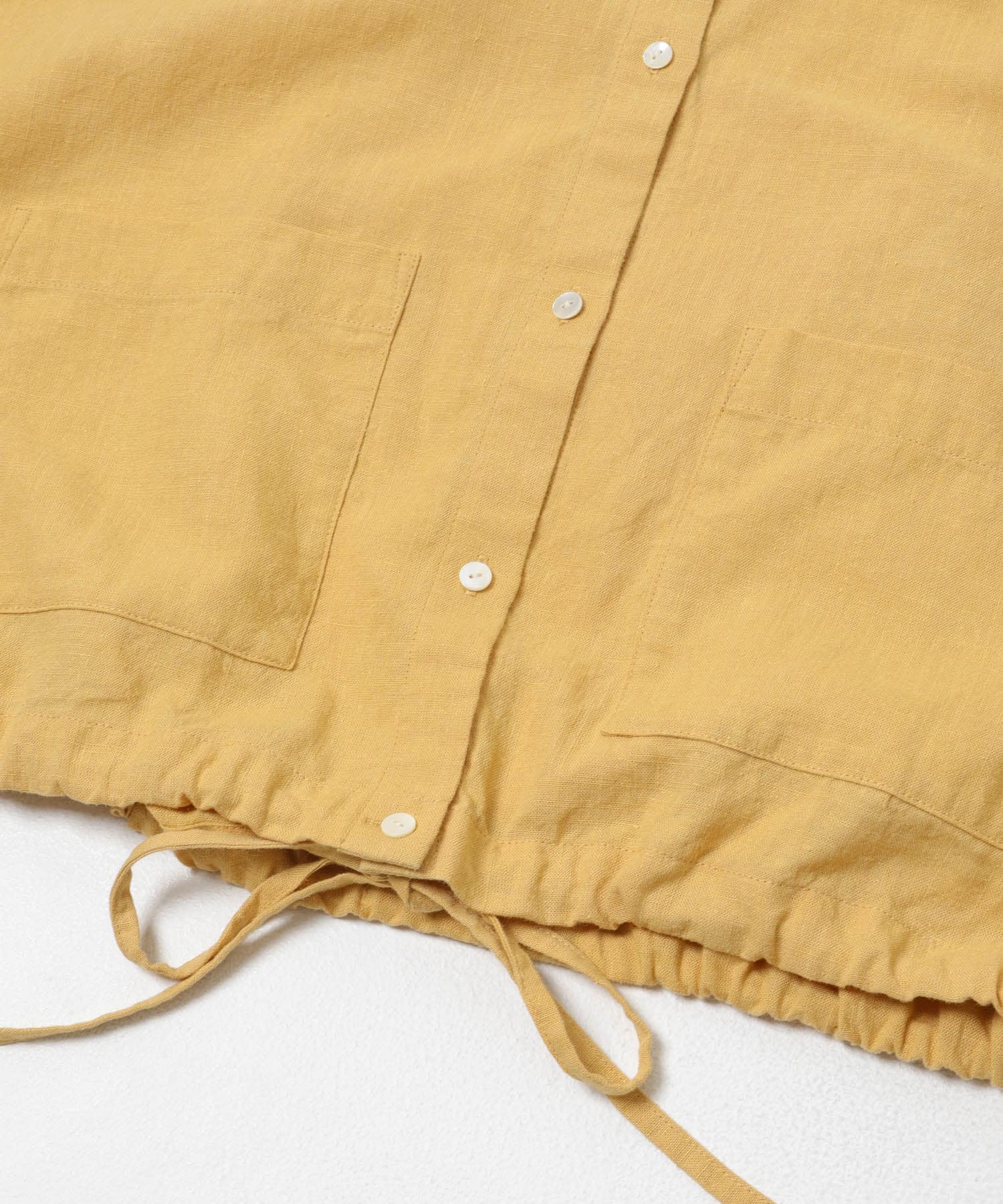 ラミーレーヨンハーフスリーブシャツ YEL BEIGE Free