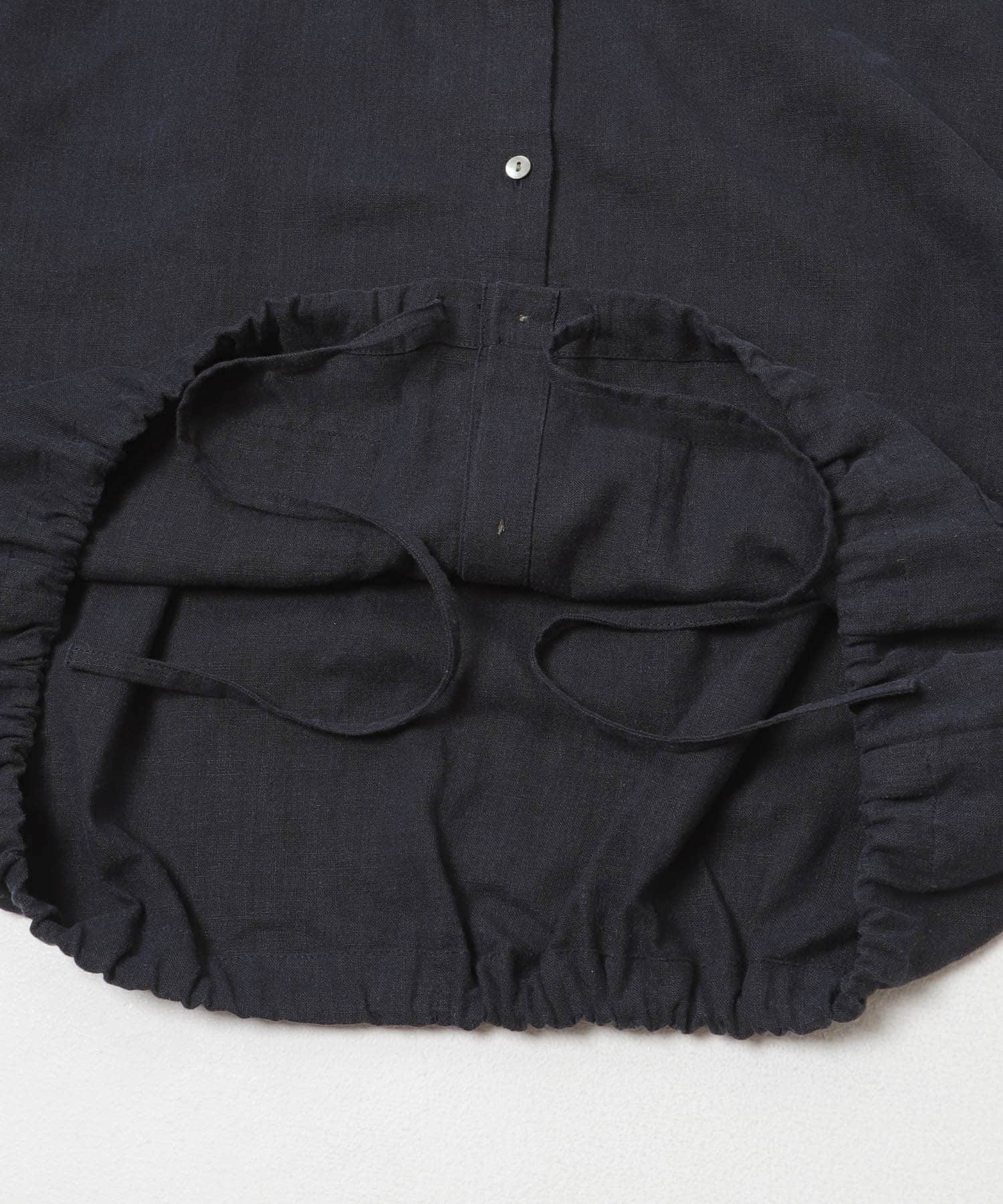 ラミーレーヨンハーフスリーブシャツ NAVY Free