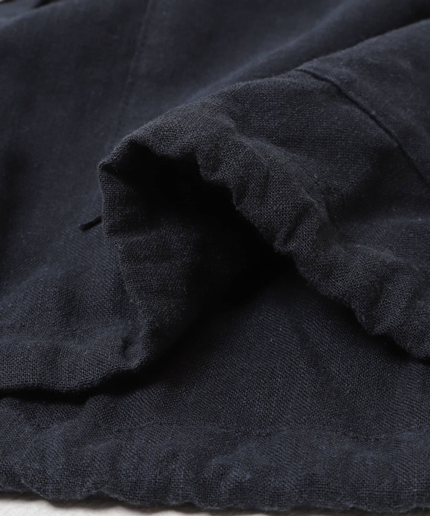 ラミーレーヨンハーフスリーブシャツ NAVY Free