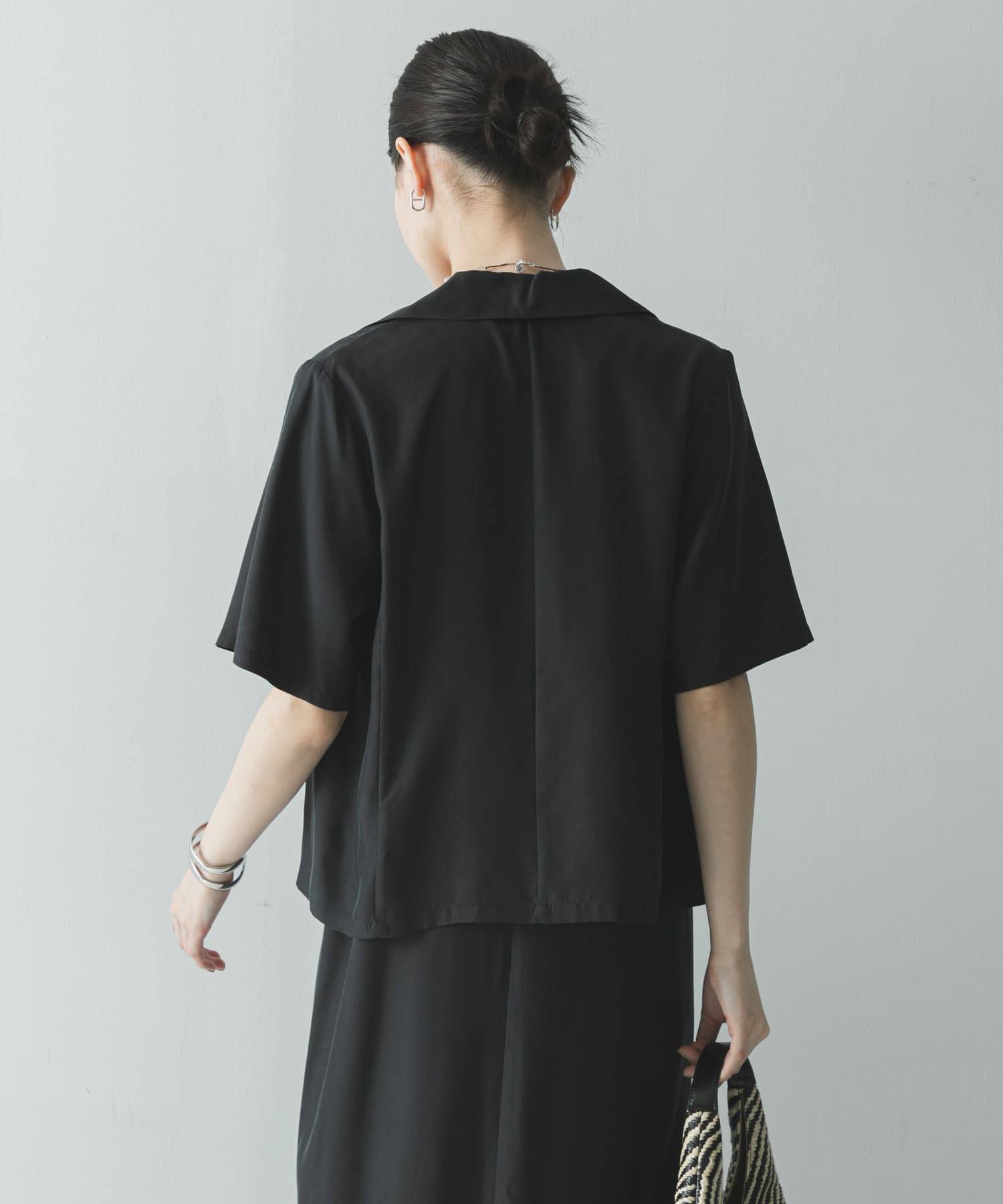 接触冷感』キュプラショートシャツ(Free BLACK): トップス｜URBAN