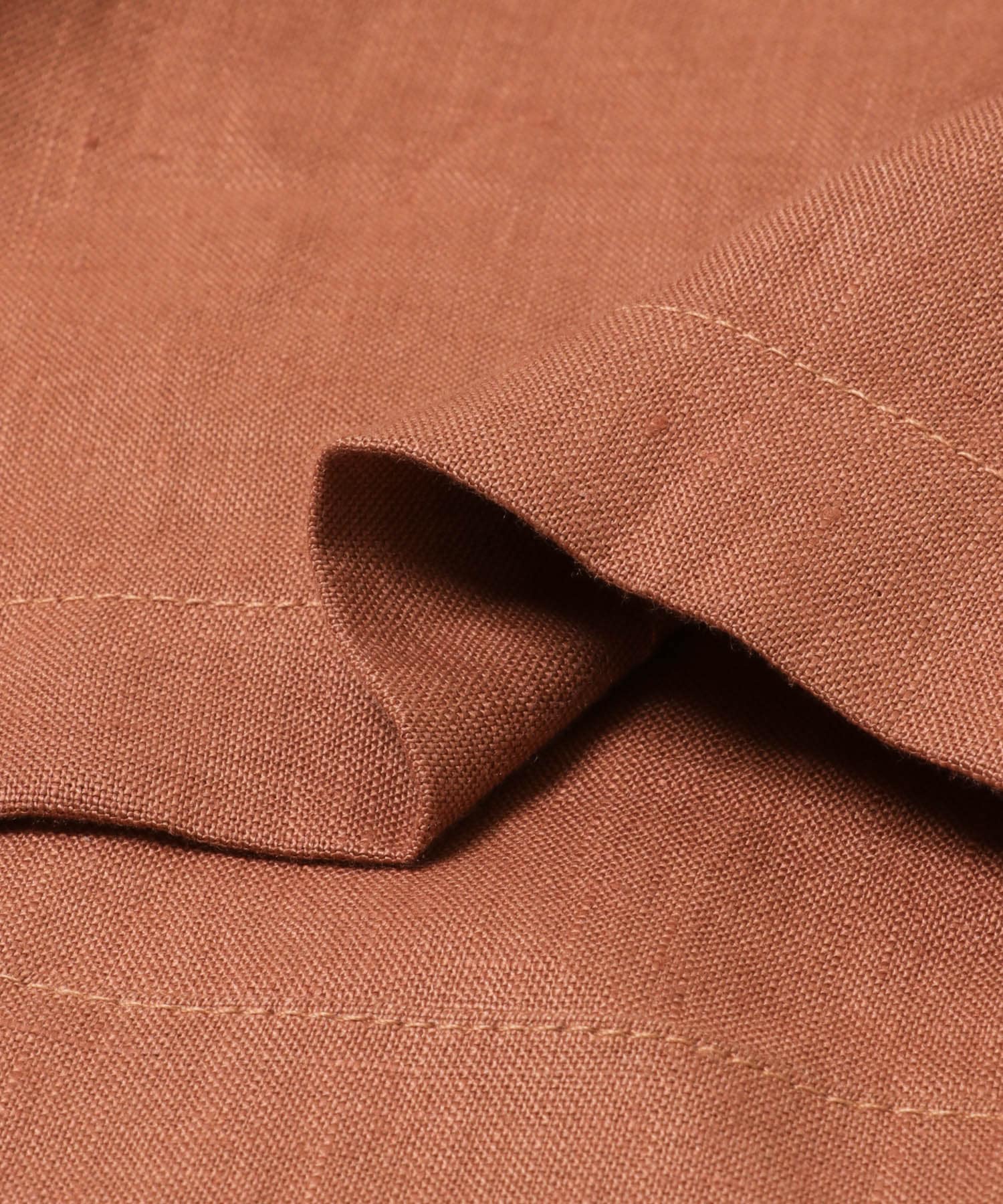 『3サイズ展開』リネンイージーワイドスラックス AMBER 36