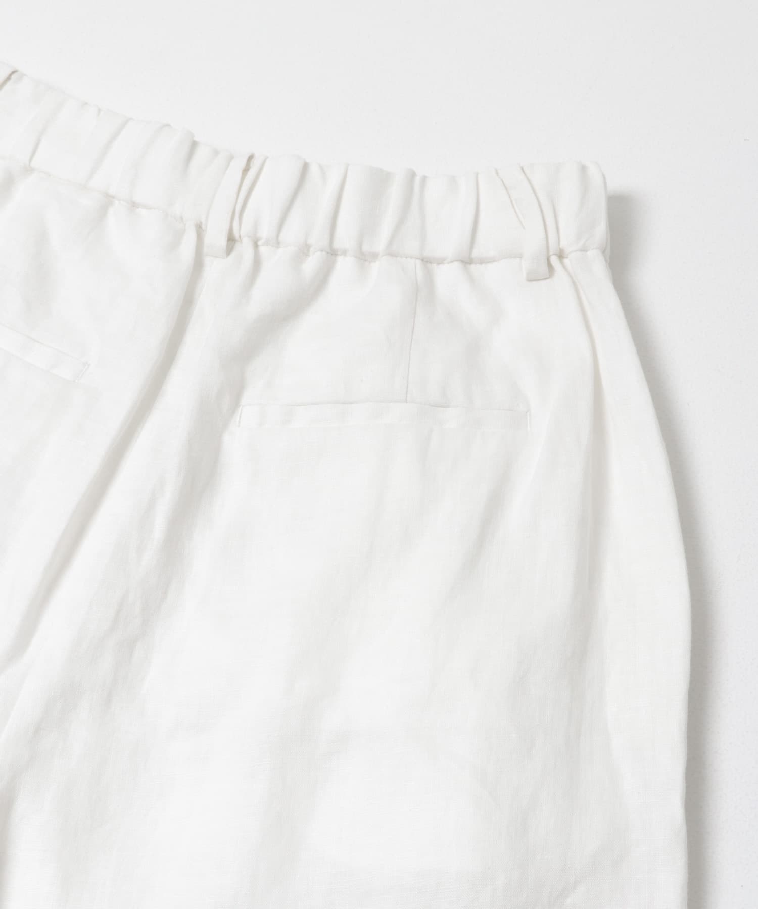『3サイズ展開』リネンイージーワイドスラックス OFF WHITE 36