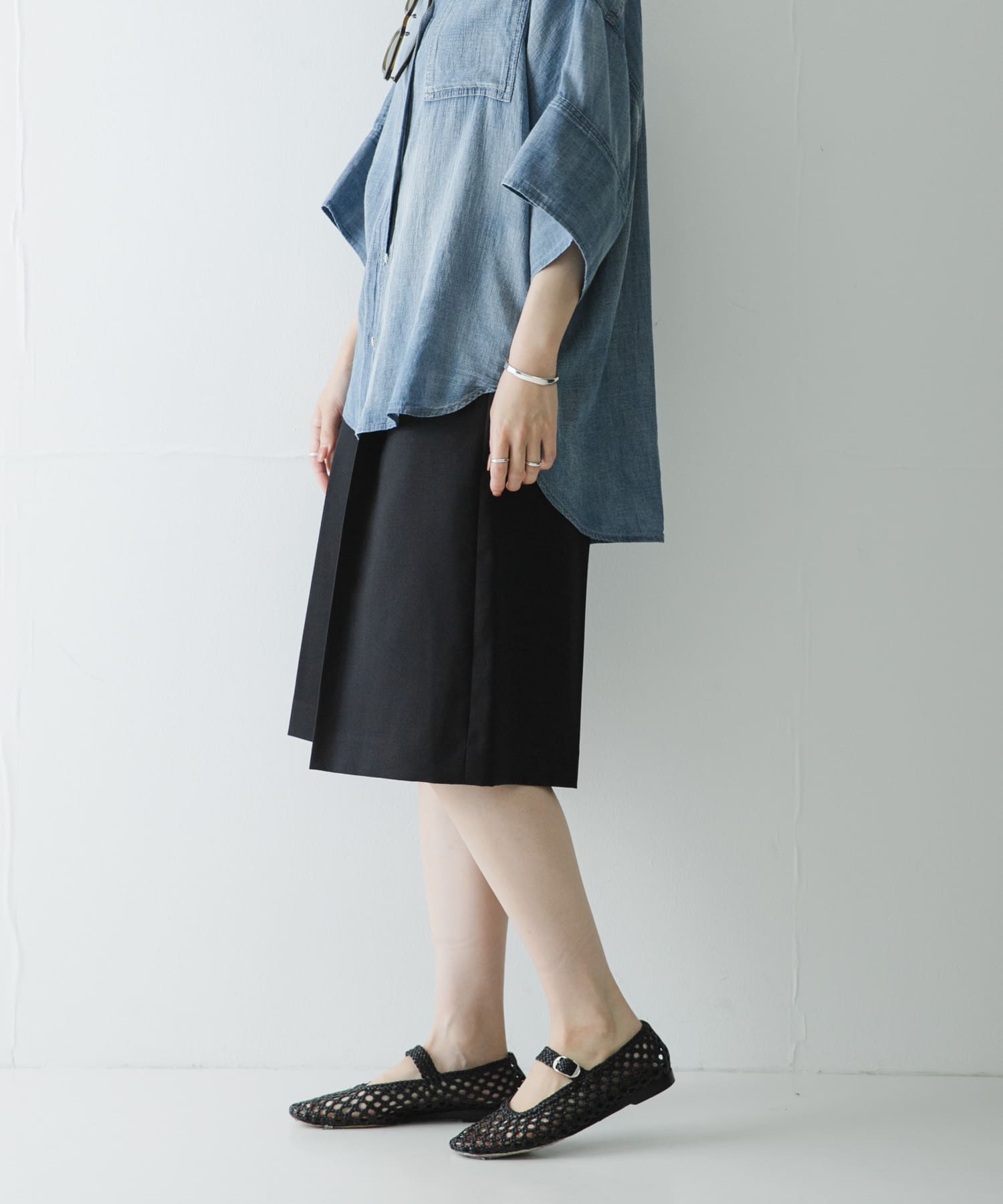 ワイドハーフパンツ