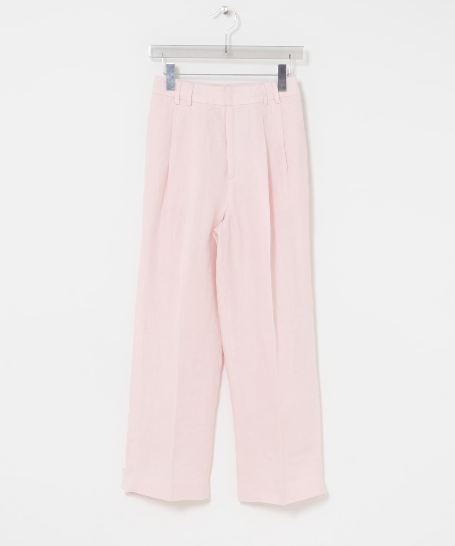 オックスリネンストレートパンツ L.PINK 36