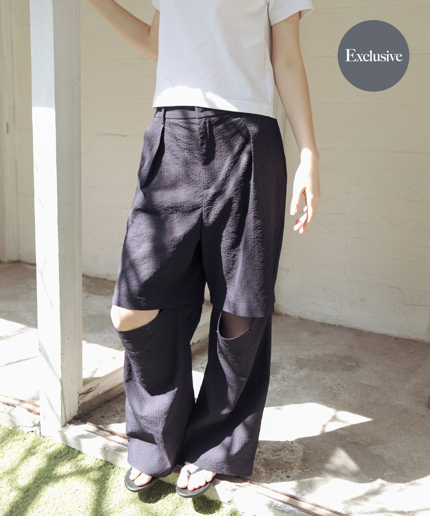 『吸水速乾/UVカット』『別注』THOUSAND MILE×URBAN RESEARCH　DETACHABLE PANTS