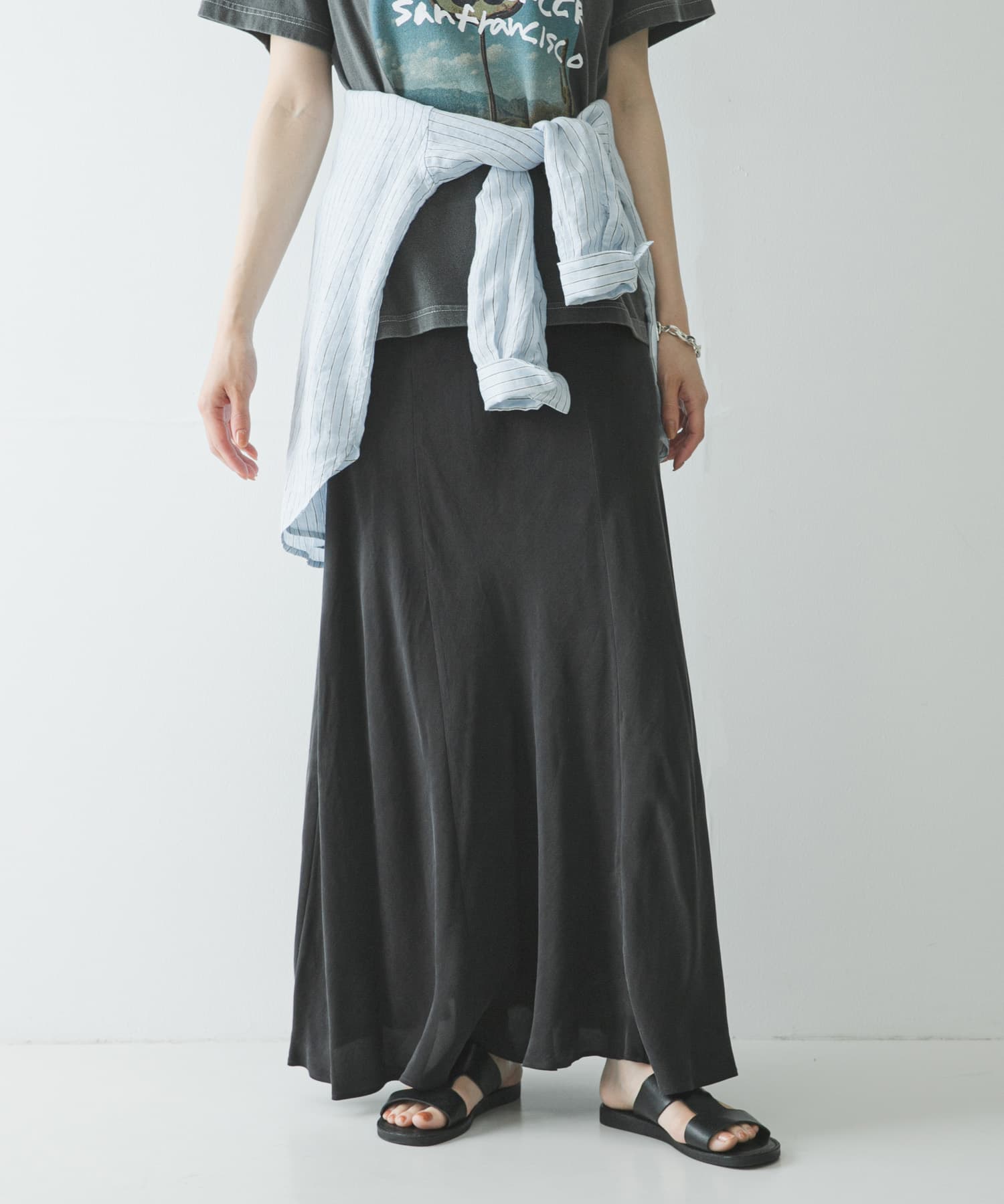 キュプラバイアススカート