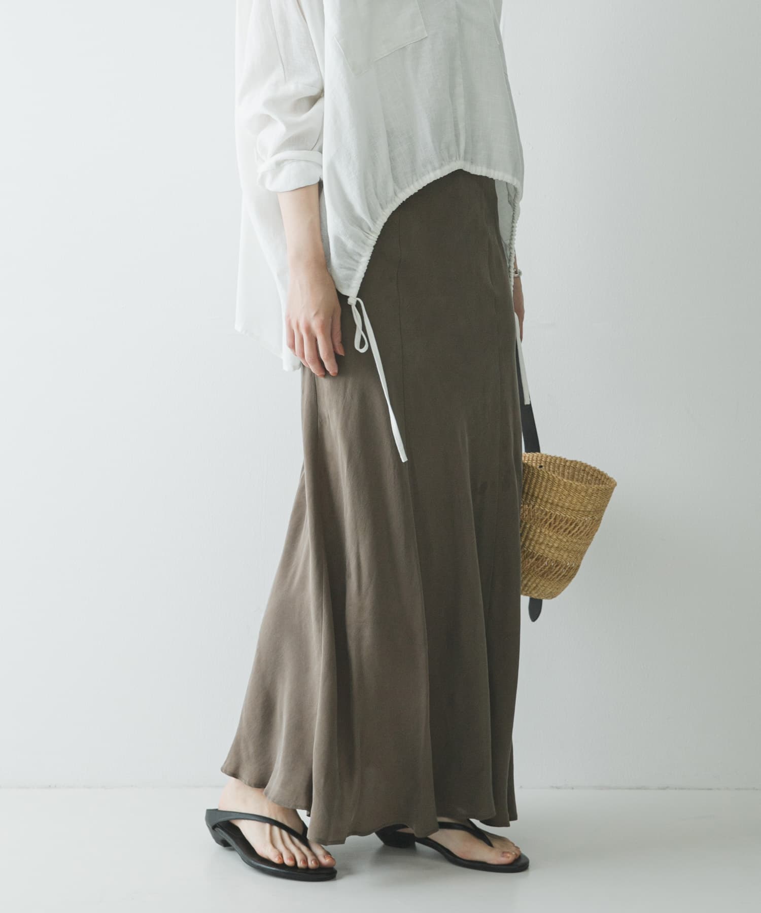 キュプラバイアススカート