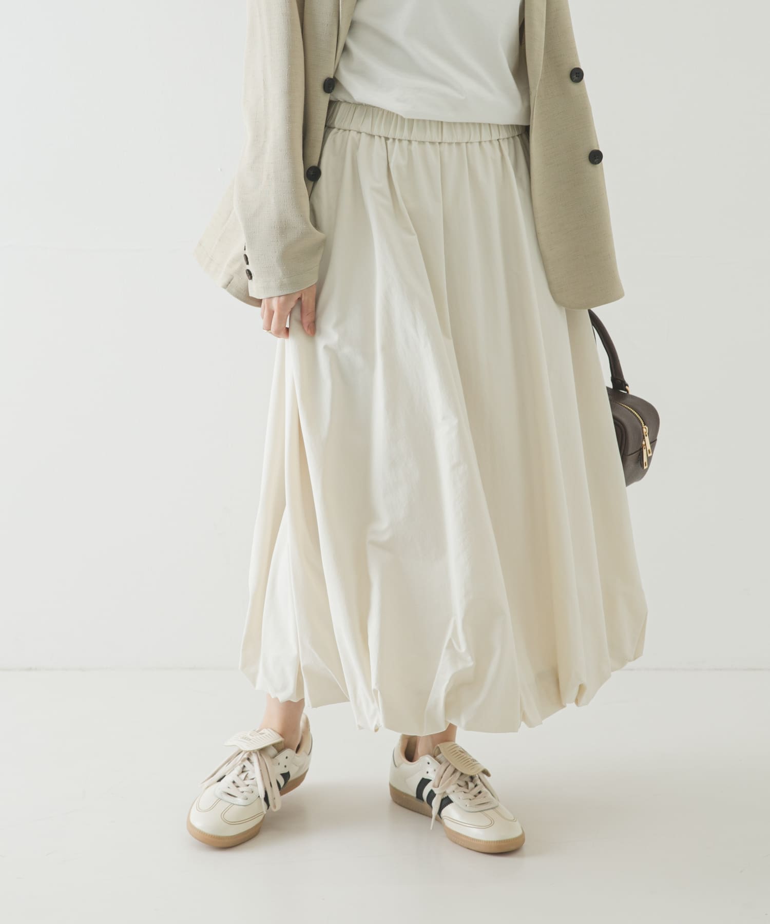 バルーンギャザースカート