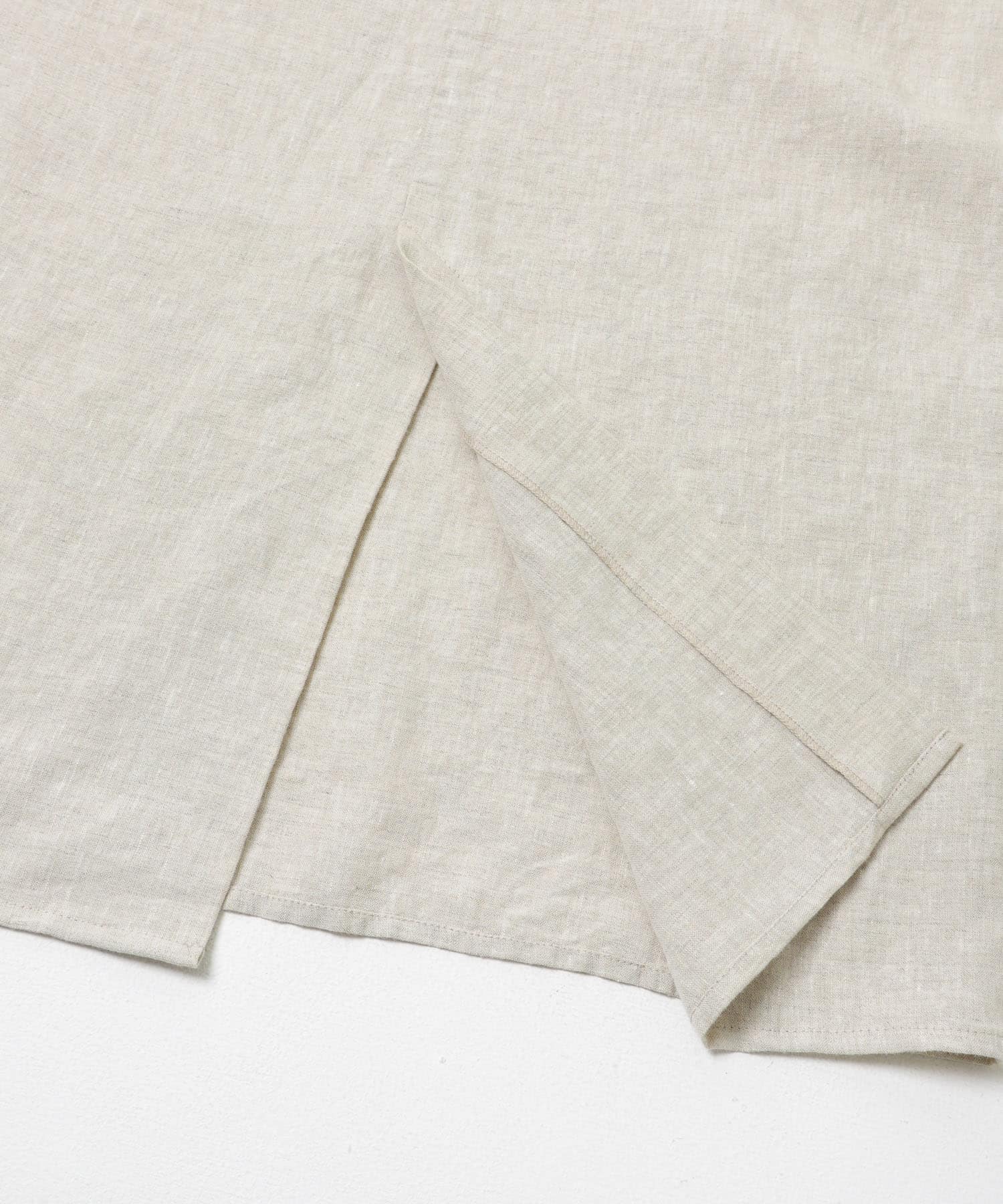 フレンチスリーブリネンワンピース BEIGE 36