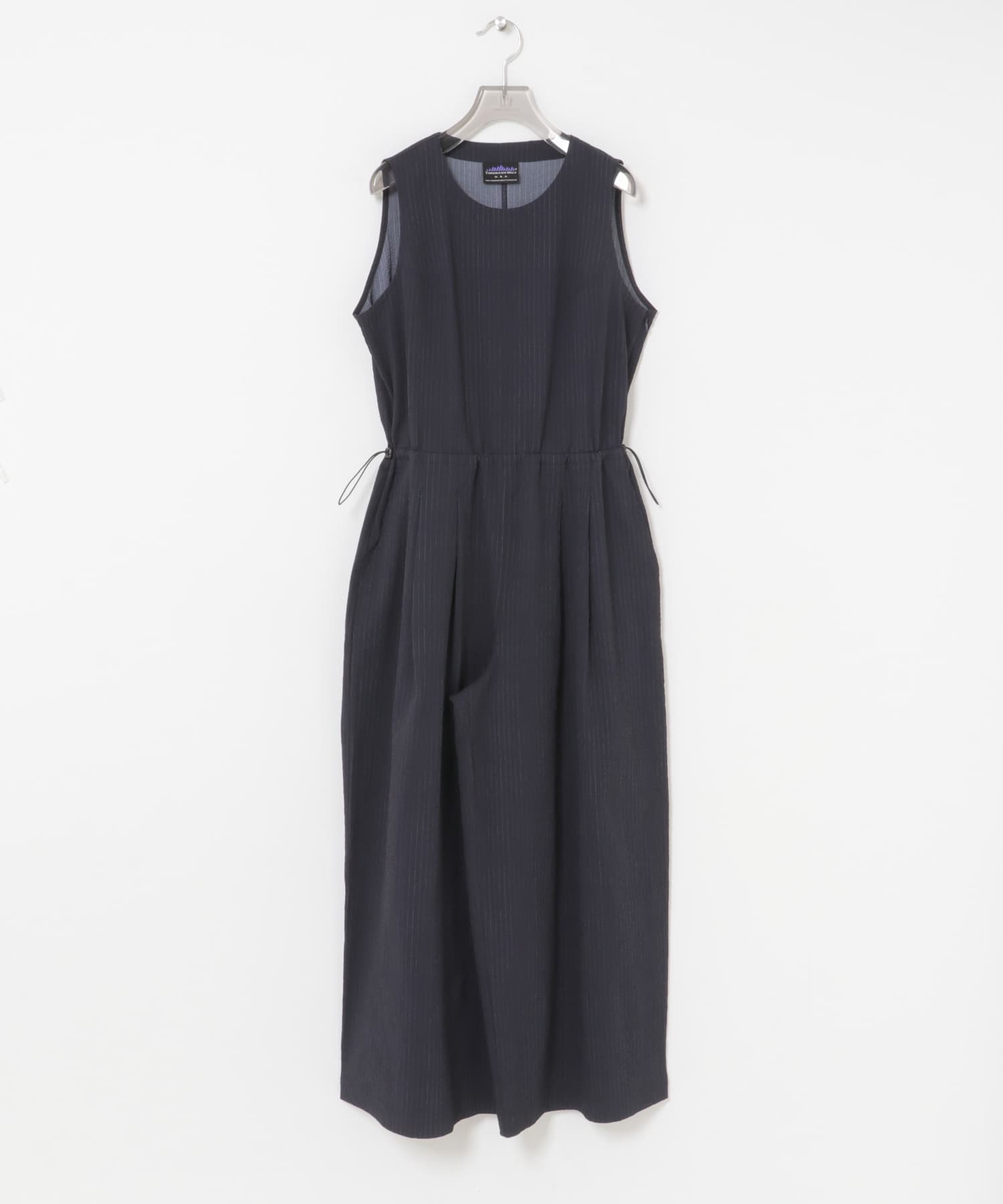 『別注』THOUSAND MILE×URBAN RESEARCH　SLEEVELESS ALL IN ONE NAVYSTRIPE M