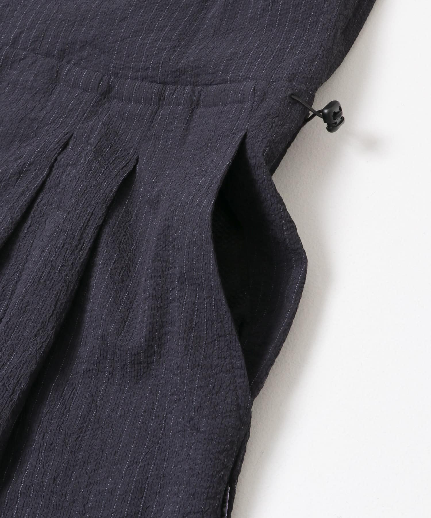 『別注』THOUSAND MILE×URBAN RESEARCH　SLEEVELESS ALL IN ONE NAVYSTRIPE M