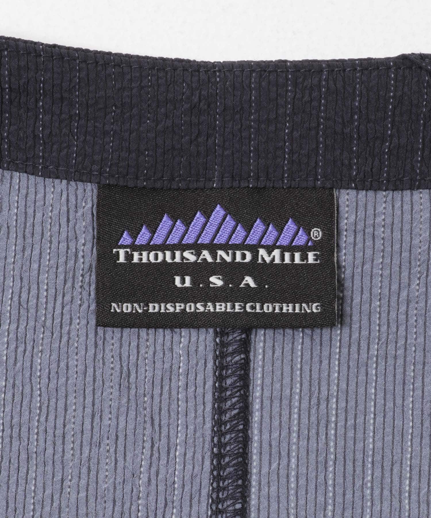 『別注』THOUSAND MILE×URBAN RESEARCH　SLEEVELESS ALL IN ONE NAVYSTRIPE M