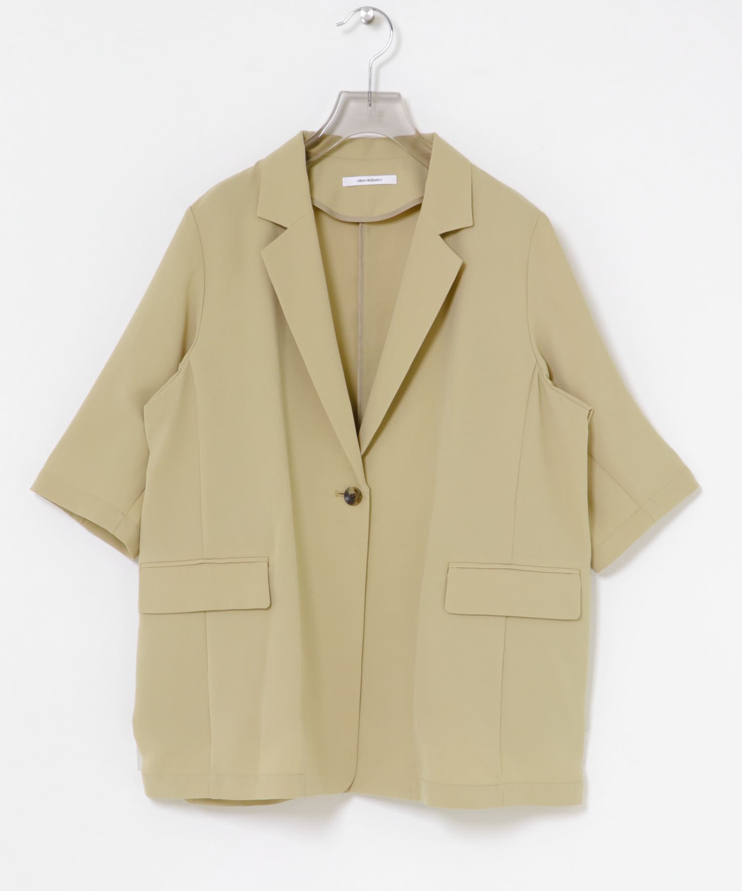『UR TECH DRYLUXE』ハーフスリーブジャケット BEIGE Free