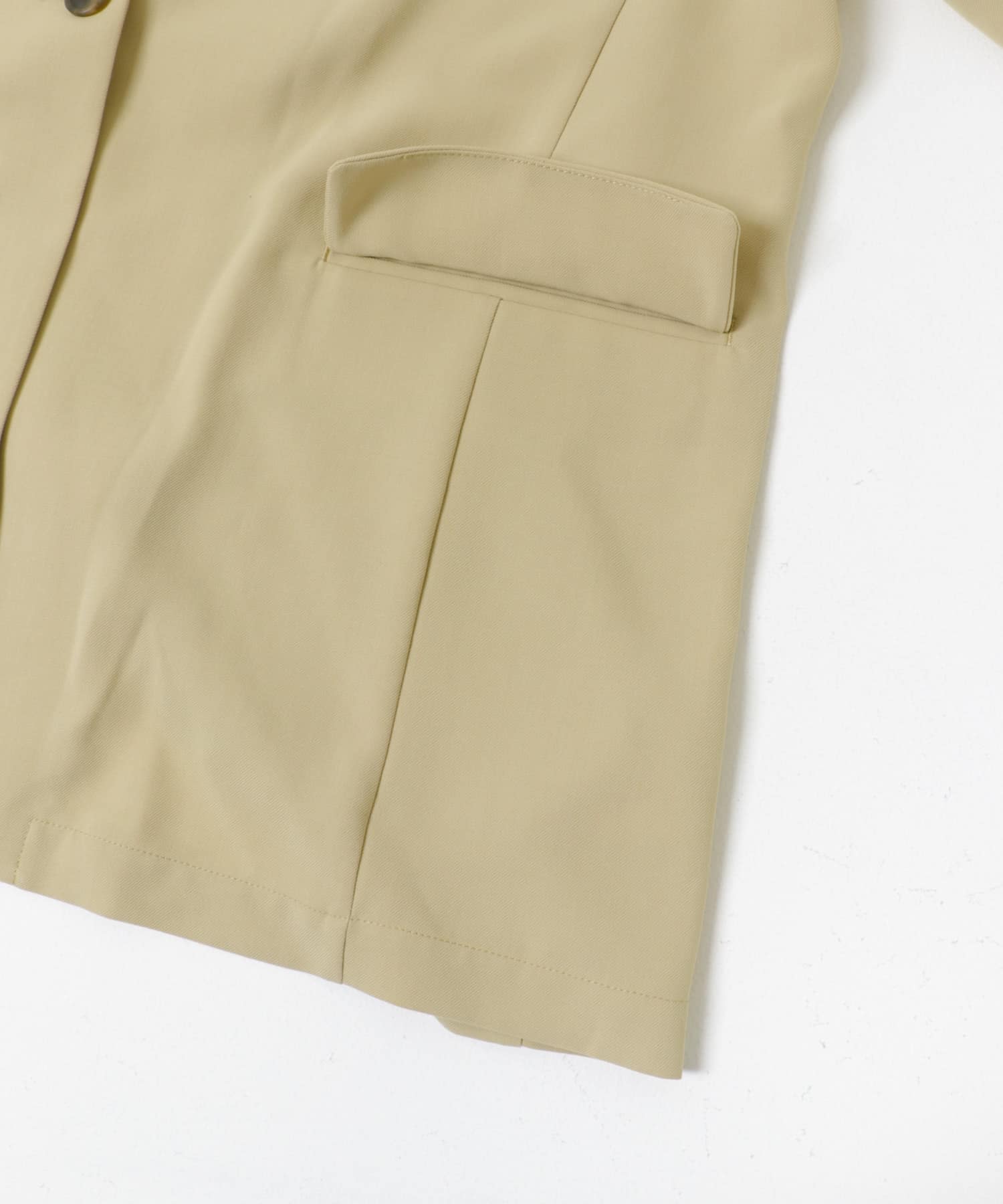 『UR TECH DRYLUXE』ハーフスリーブジャケット BEIGE Free